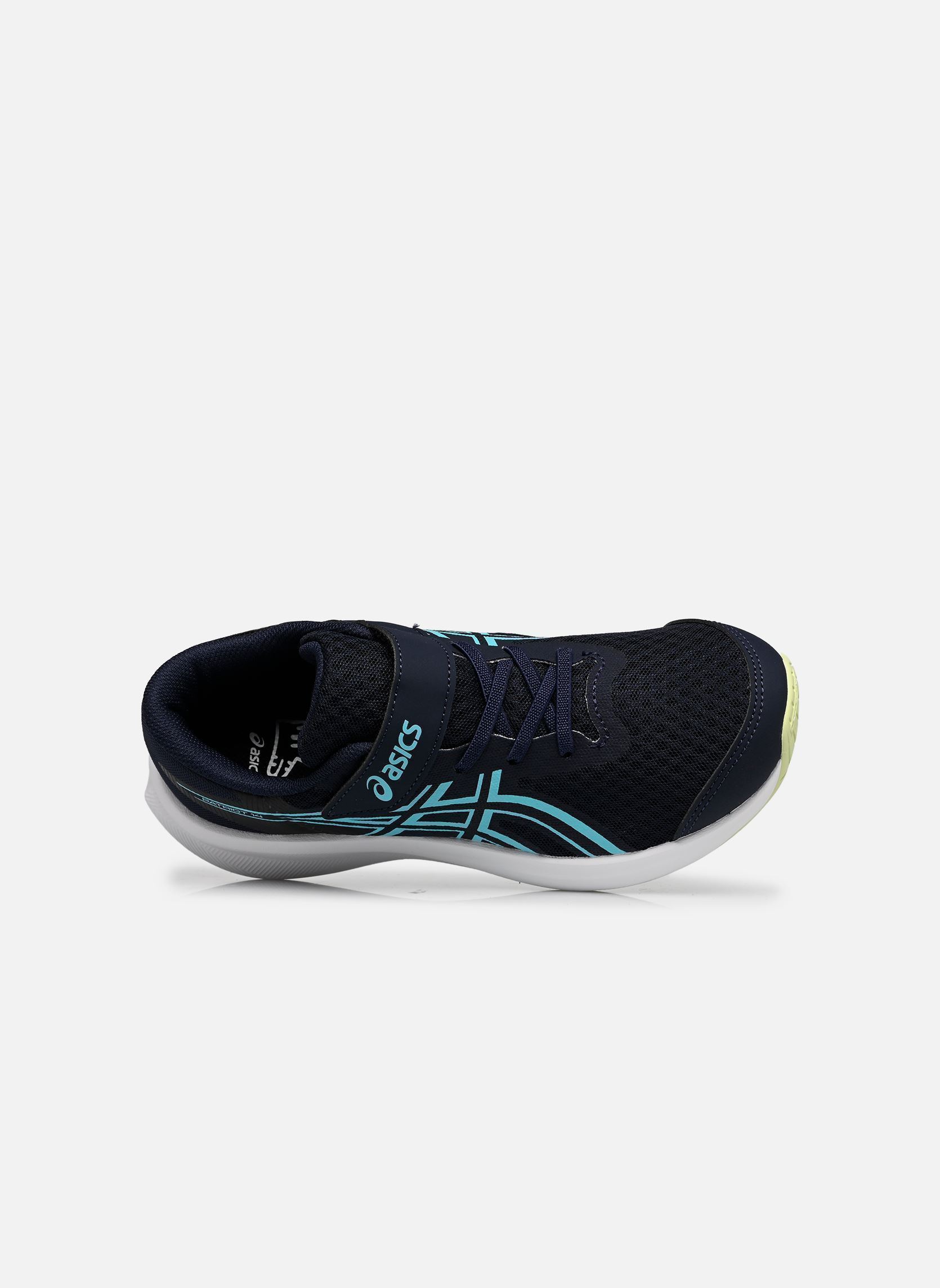 Sportschuhe PATRIOT 14 PS jungen blau Asics Sportschuhe PATRIOT 14 PS jungen blau MIDNIGHT/GLOW GREEN