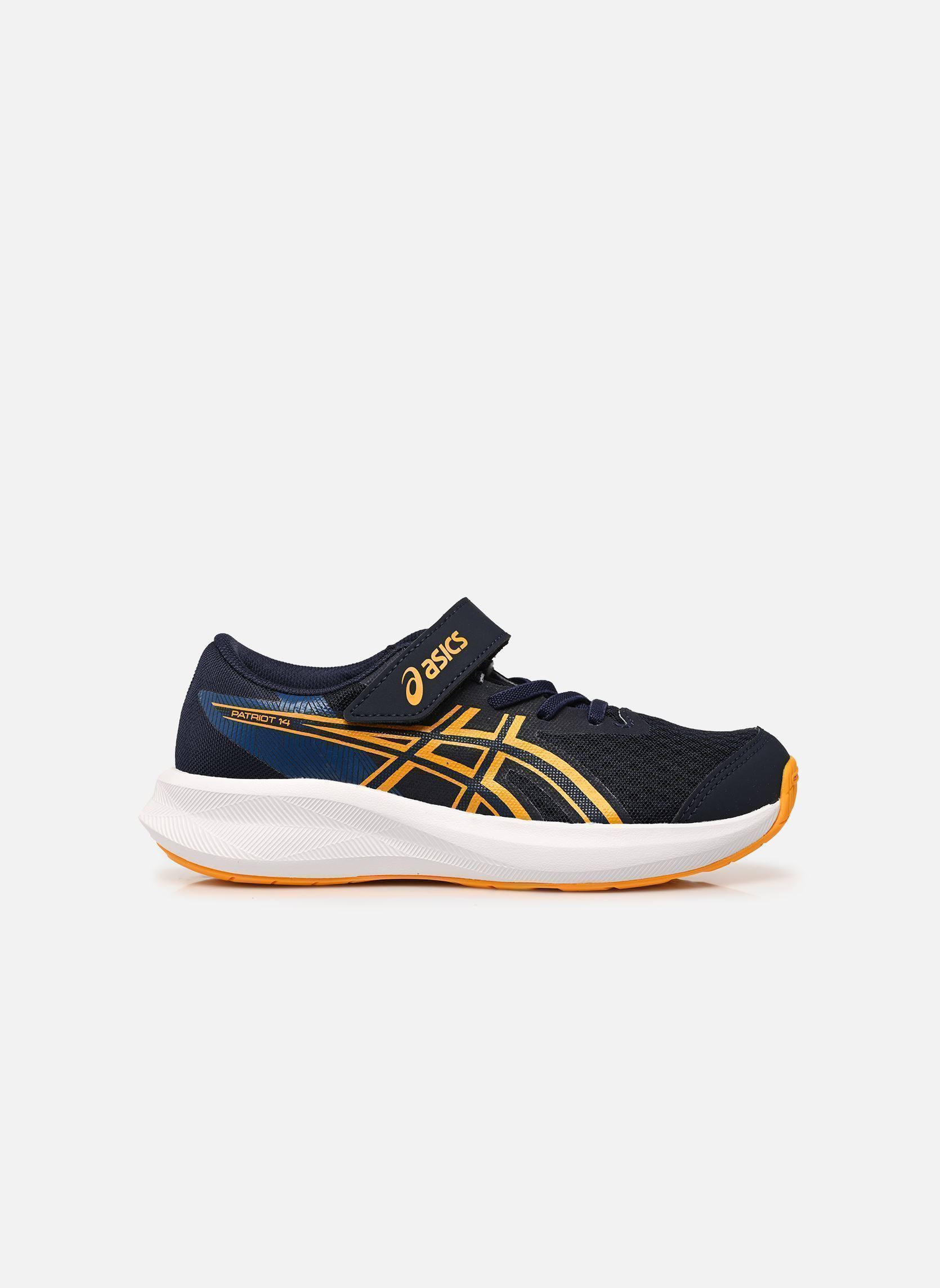 Sportschuhe PATRIOT 14 PS jungen blau Asics Sportschuhe PATRIOT 14 PS jungen blau MIDNIGHT/YAMABUKI
