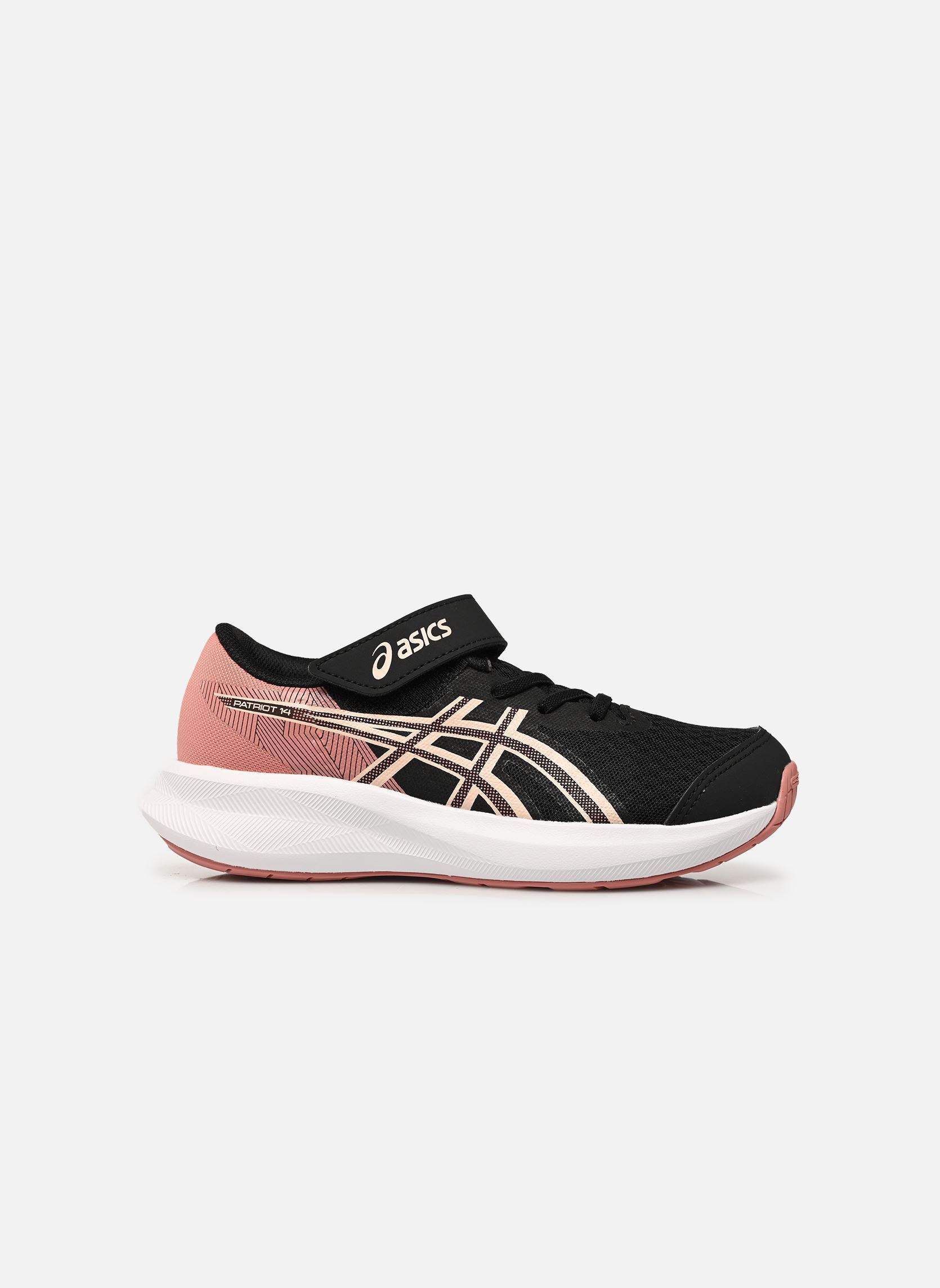Sportschuhe PATRIOT 14 PS mädchen rosa Asics Sportschuhe PATRIOT 14 PS mädchen rosa BLACK/PEARL PINK