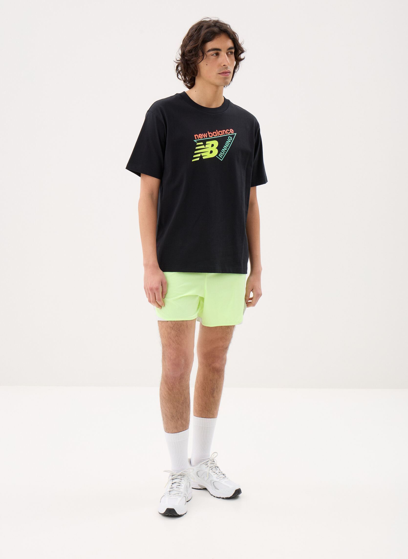 Tee-shirts manches courtes Classic Tri-Logo T-shirt homme noir New Balance Tee-shirts manches courtes Classic Tri-Logo T-shirt homme noir Black