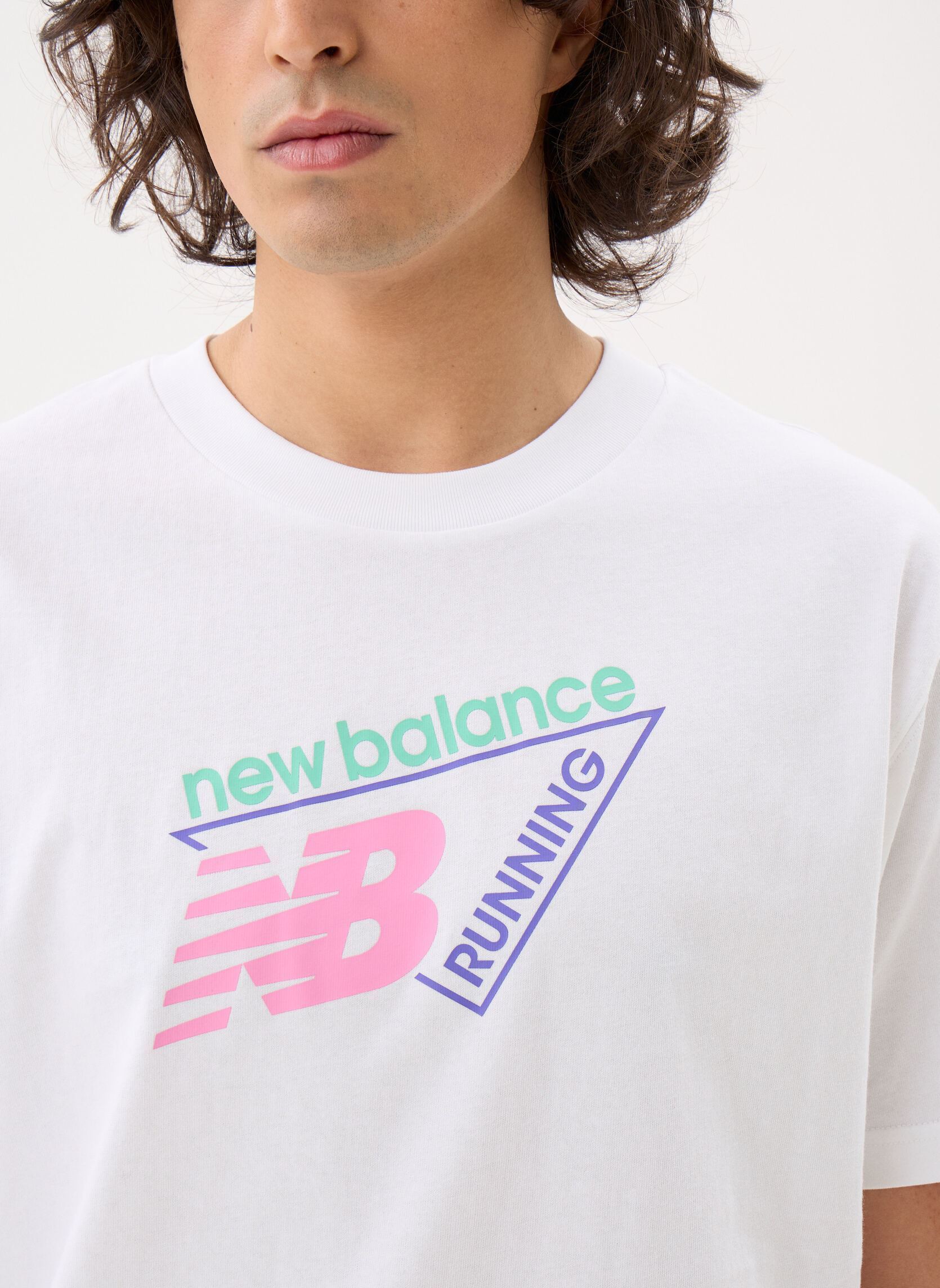 Tee-shirts manches courtes Classic Tri-Logo T-shirt homme blanc New Balance Tee-shirts manches courtes Classic Tri-Logo T-shirt homme blanc White