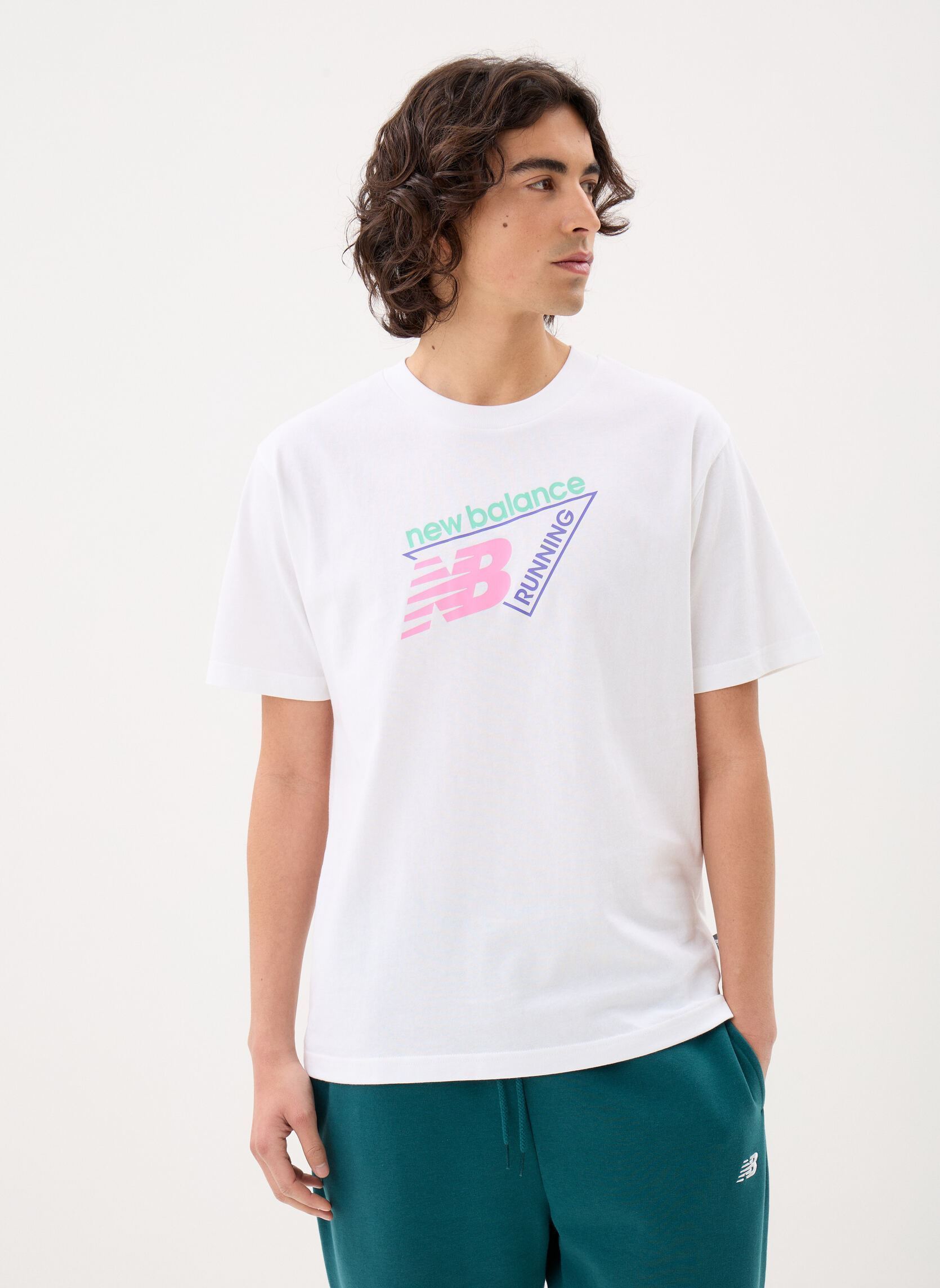 Vêtements New Balance Classic Tri Logo T shirt pour Homme - vue 1