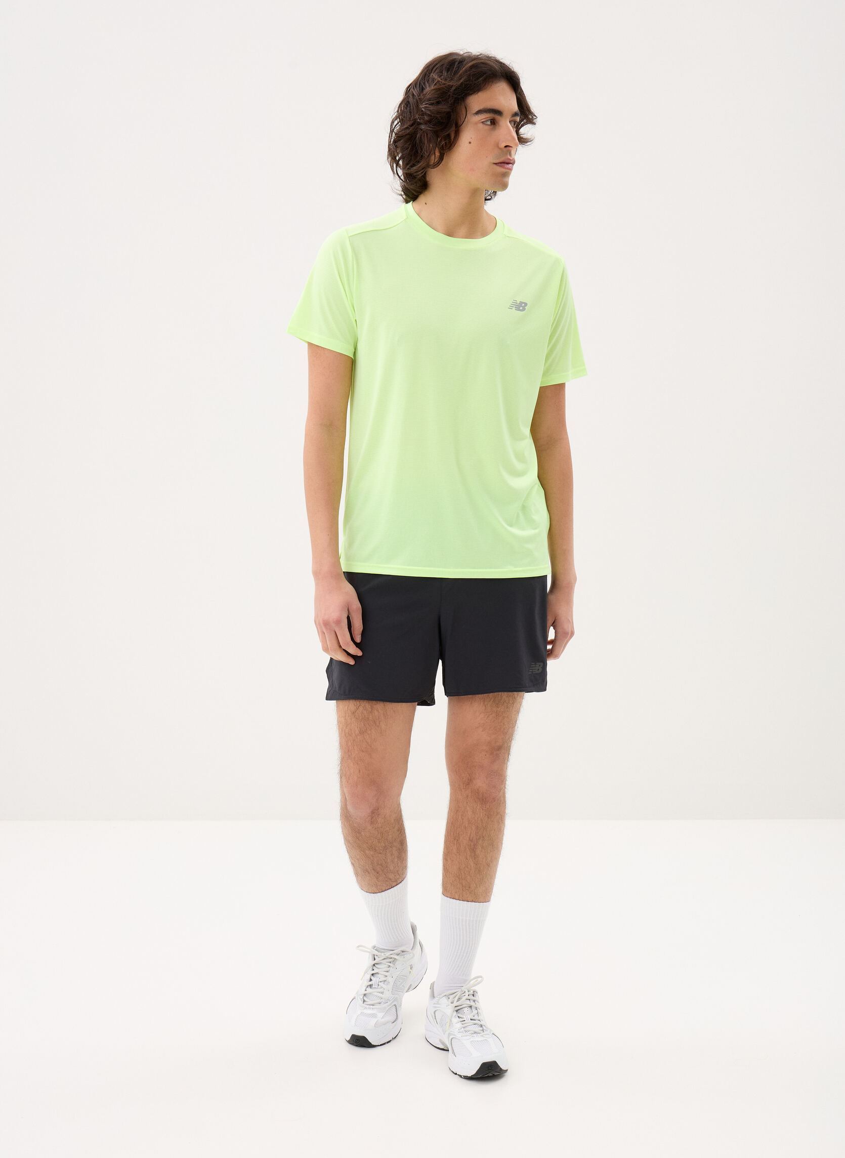 Shorts de sport RC Essential Short 5 homme noir New Balance Shorts de sport RC Essential Short 5 homme noir Black