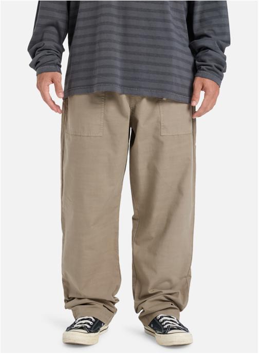 Quiksilver Pantalons droits Double Crown homme marron