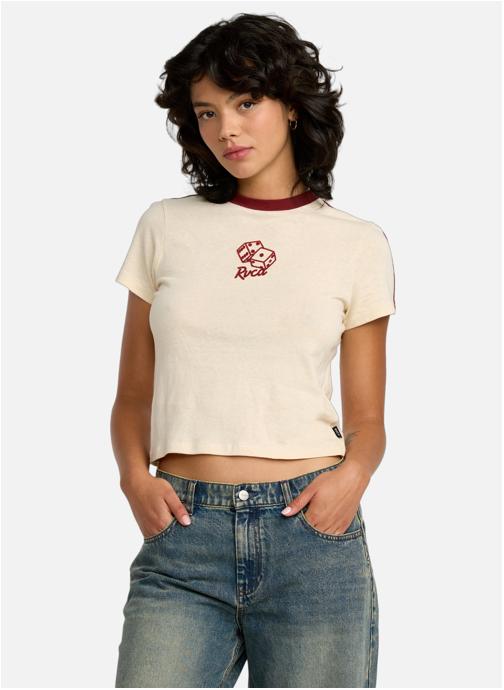 RVCA Tee-shirts That Balance femme beige