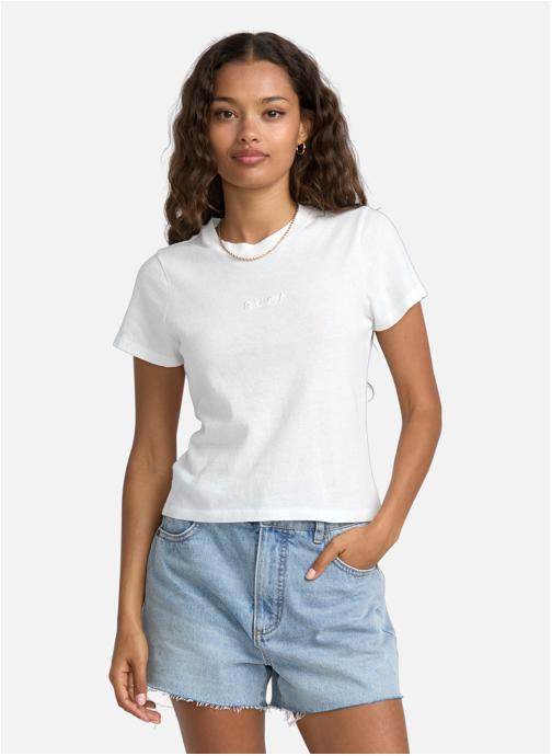 RVCA Tee-shirts Forever femme blanc