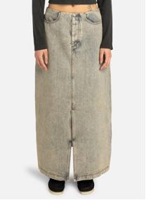 Jupes mi-longues Maxi femme bleu Element Jupes mi-longues Maxi femme bleu Jean bleached