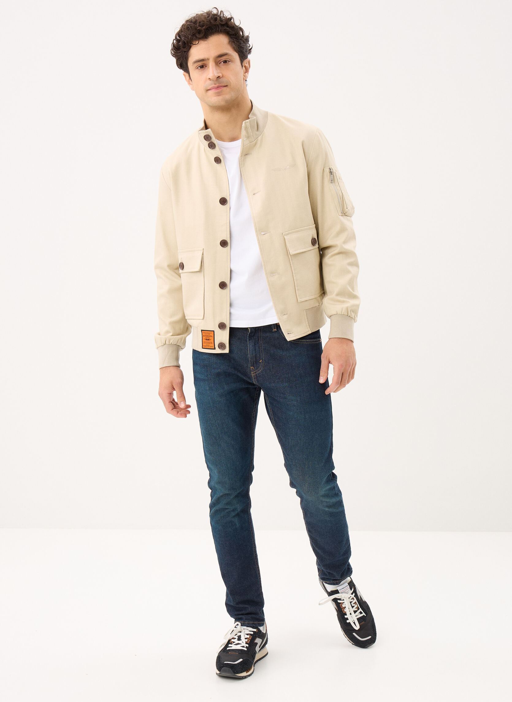 Bomberjacken Ellistane Men herren beige Bombers Original Bomberjacken Ellistane Men herren beige Beige