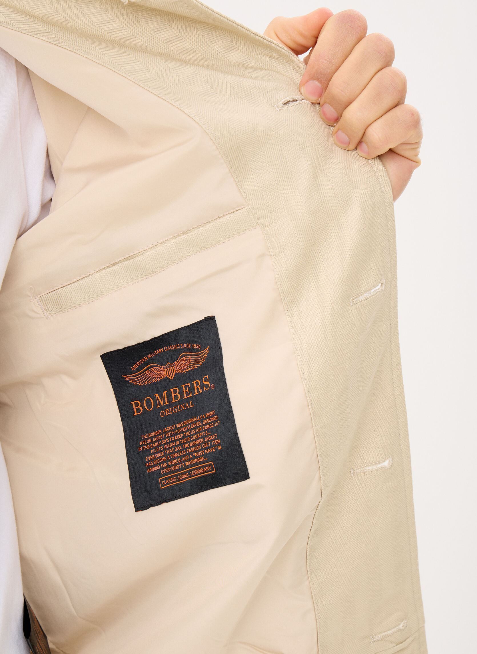 Bomberjacken Ellistane Men herren beige Bombers Original Bomberjacken Ellistane Men herren beige Beige