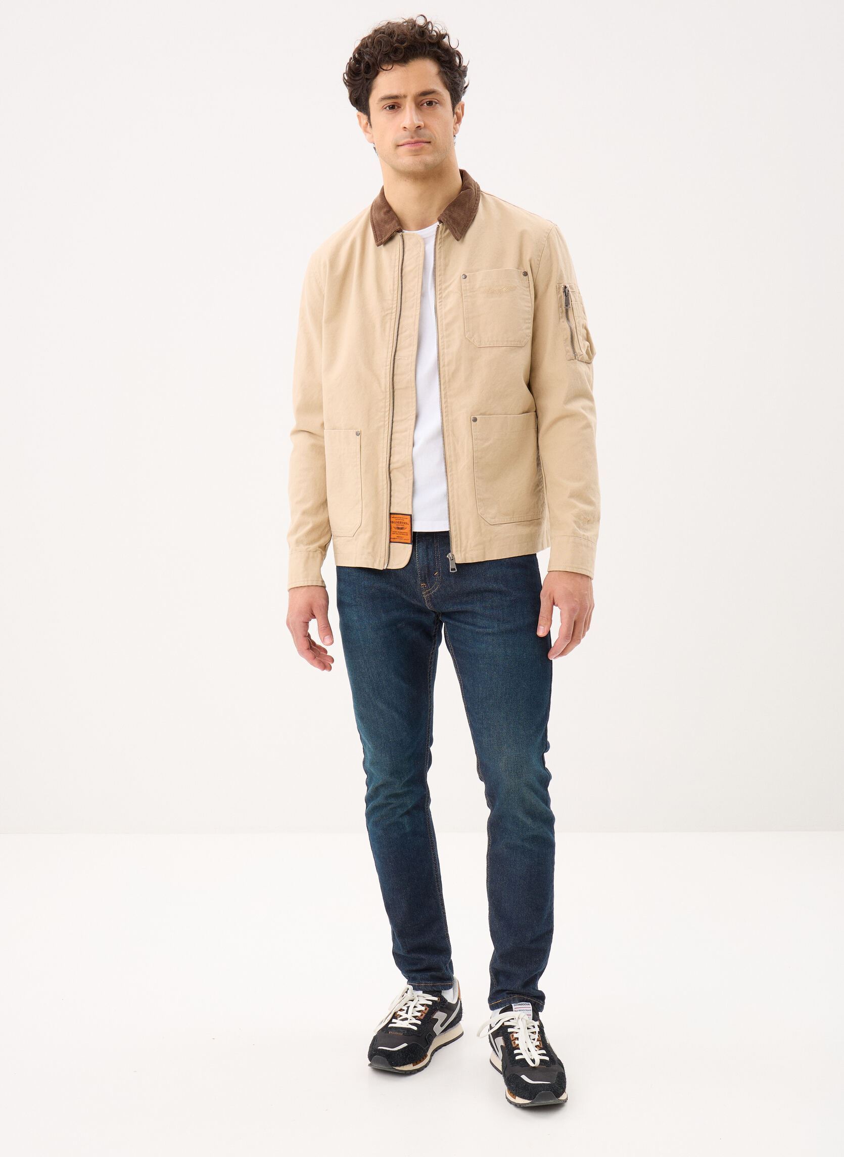 Bomberjacken Hebwin Men herren beige Bombers Original Bomberjacken Hebwin Men herren beige Beige