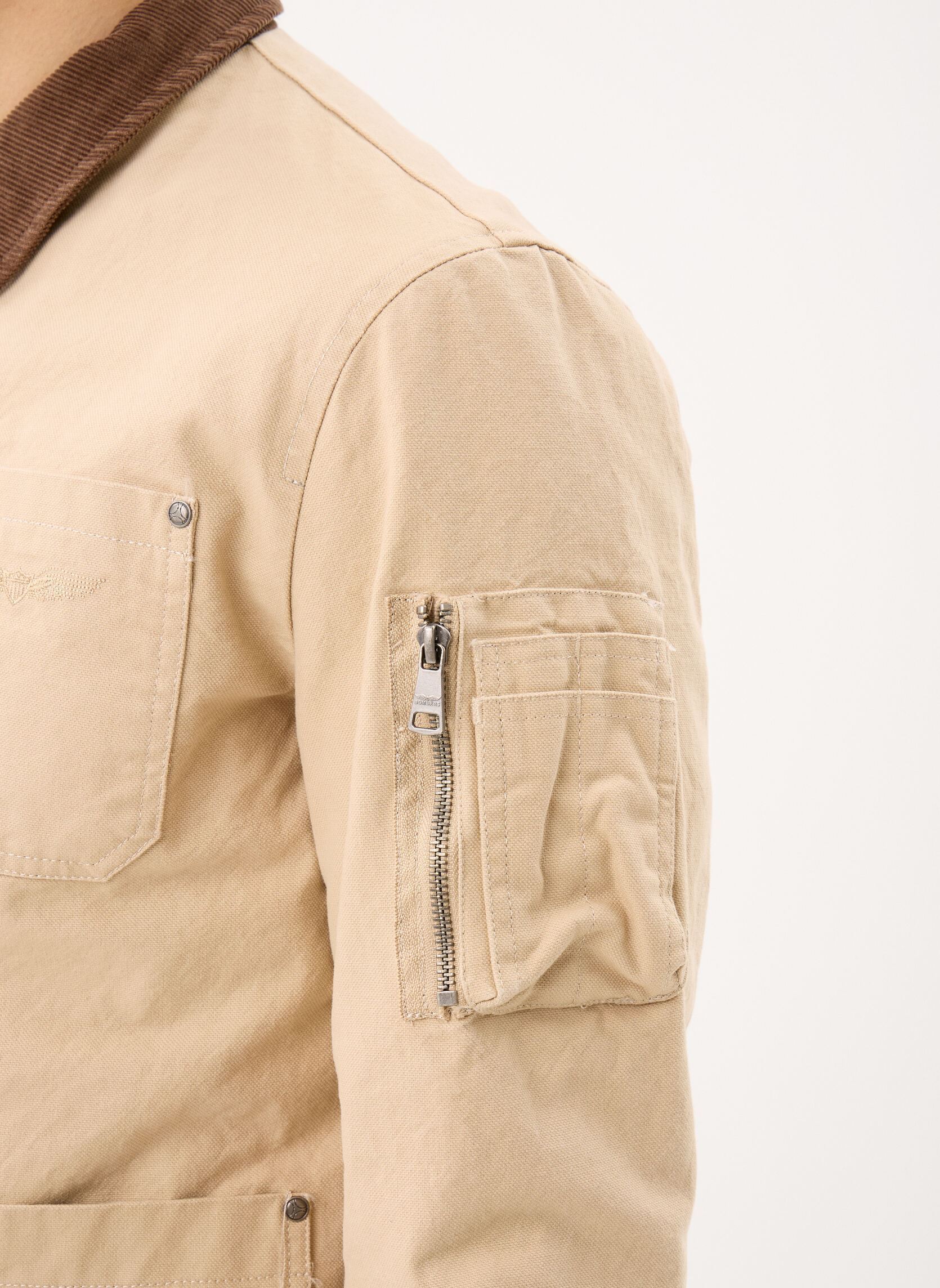 Bomberjacken Hebwin Men herren beige Bombers Original Bomberjacken Hebwin Men herren beige Beige