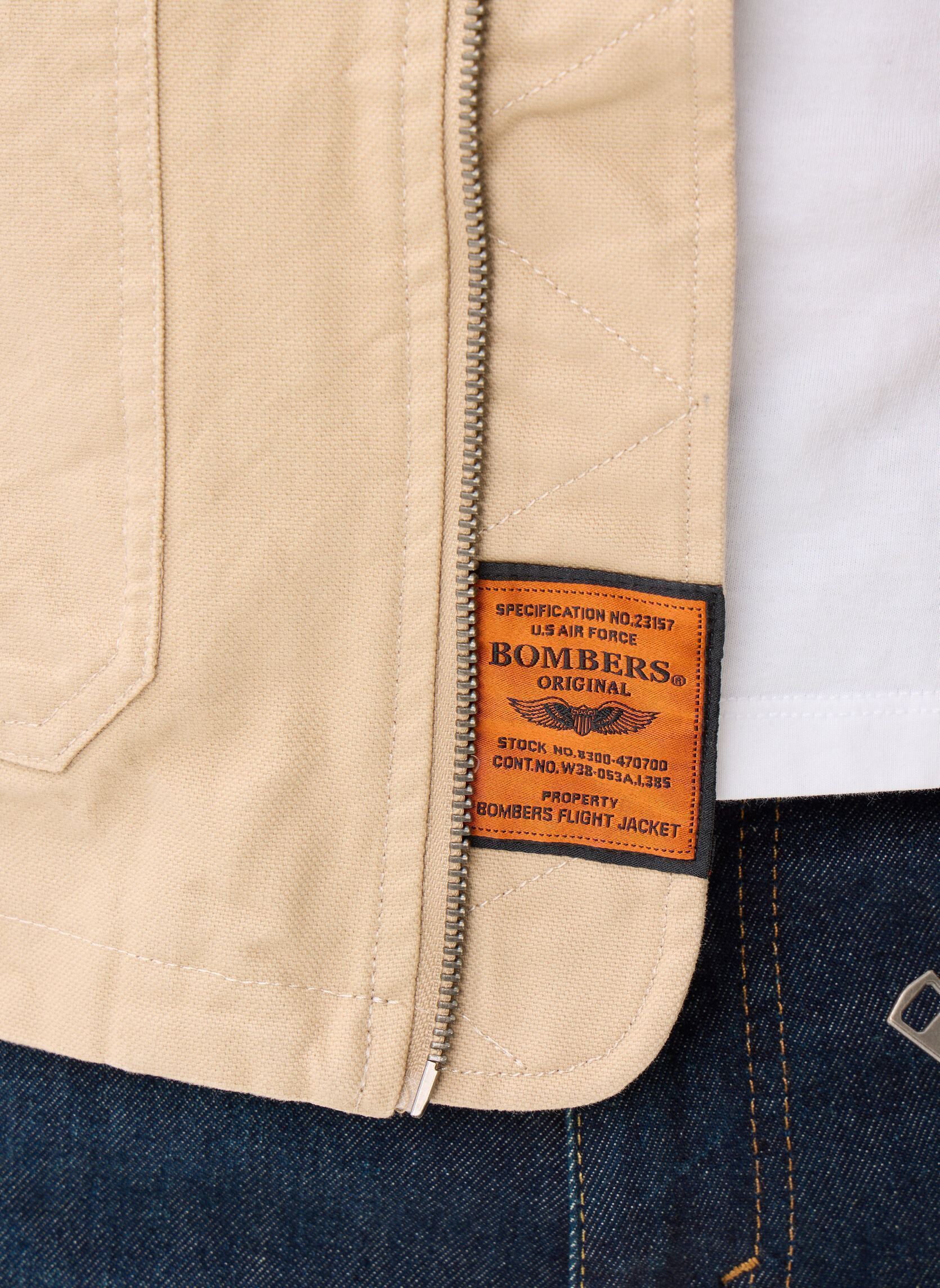 Bomberjacken Hebwin Men herren beige Bombers Original Bomberjacken Hebwin Men herren beige Beige