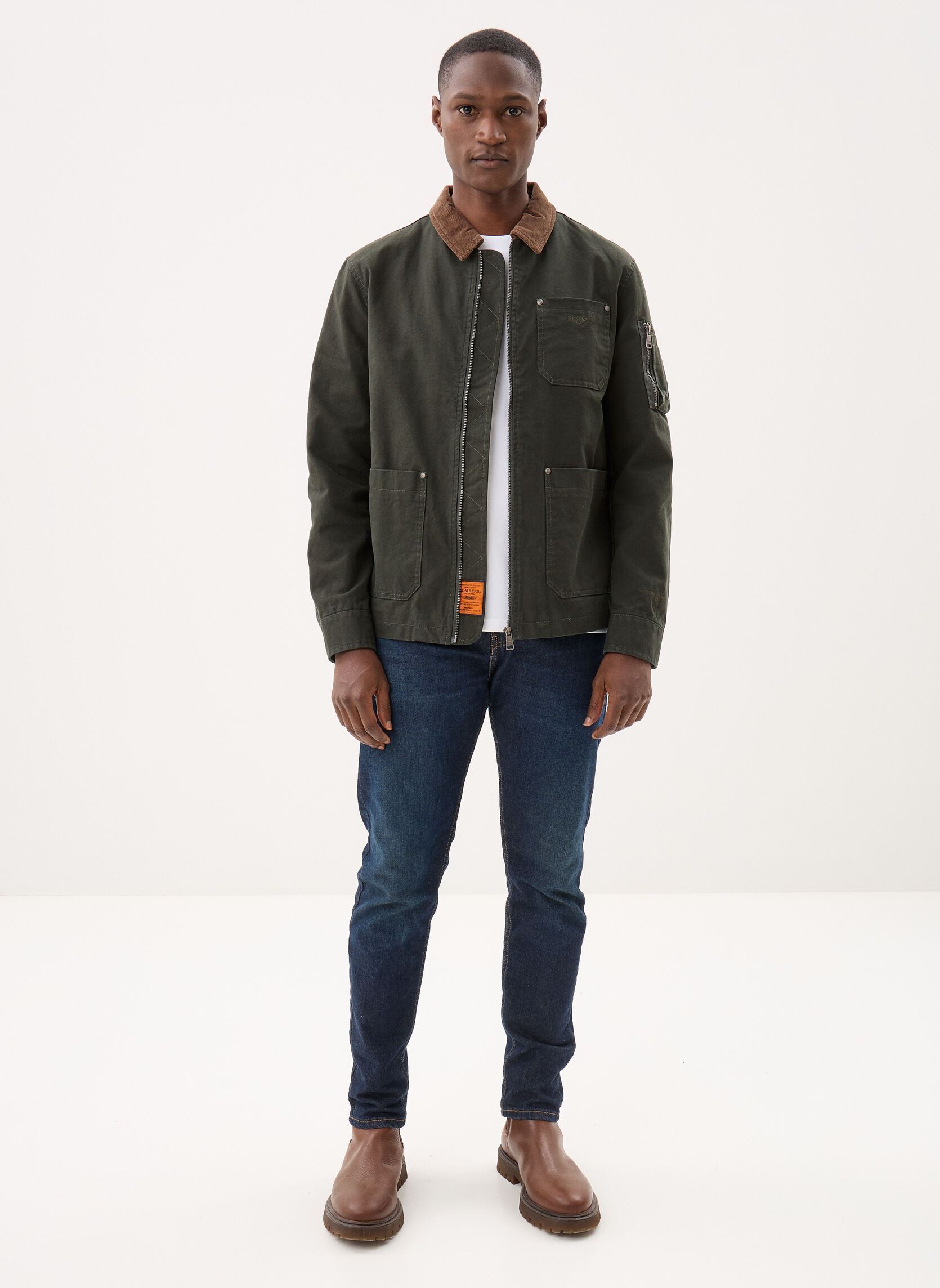 Blousons Hebwin Men homme vert Bombers Original Blousons Hebwin Men homme vert Kaki