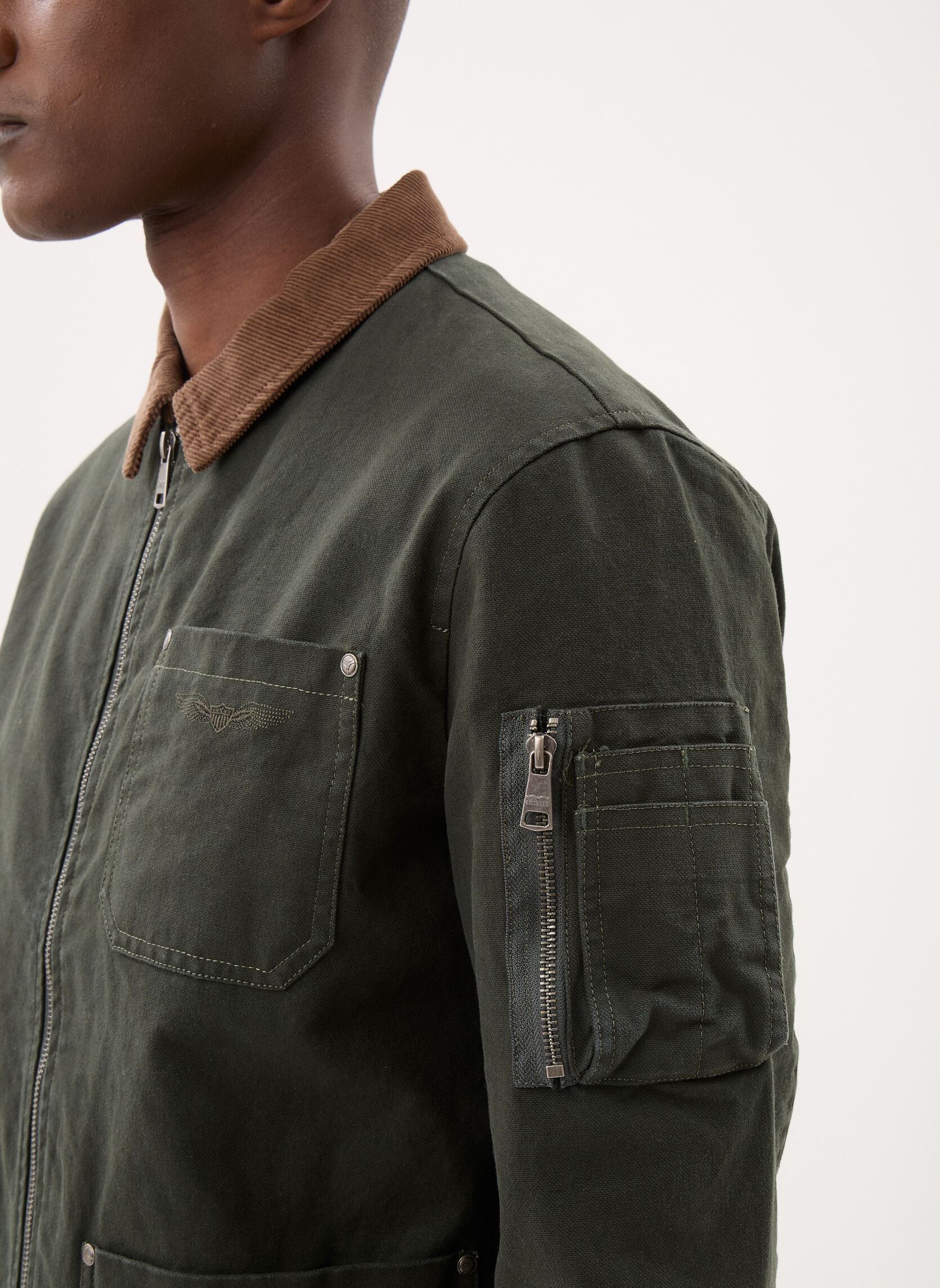Blousons Hebwin Men homme vert Bombers Original Blousons Hebwin Men homme vert Kaki