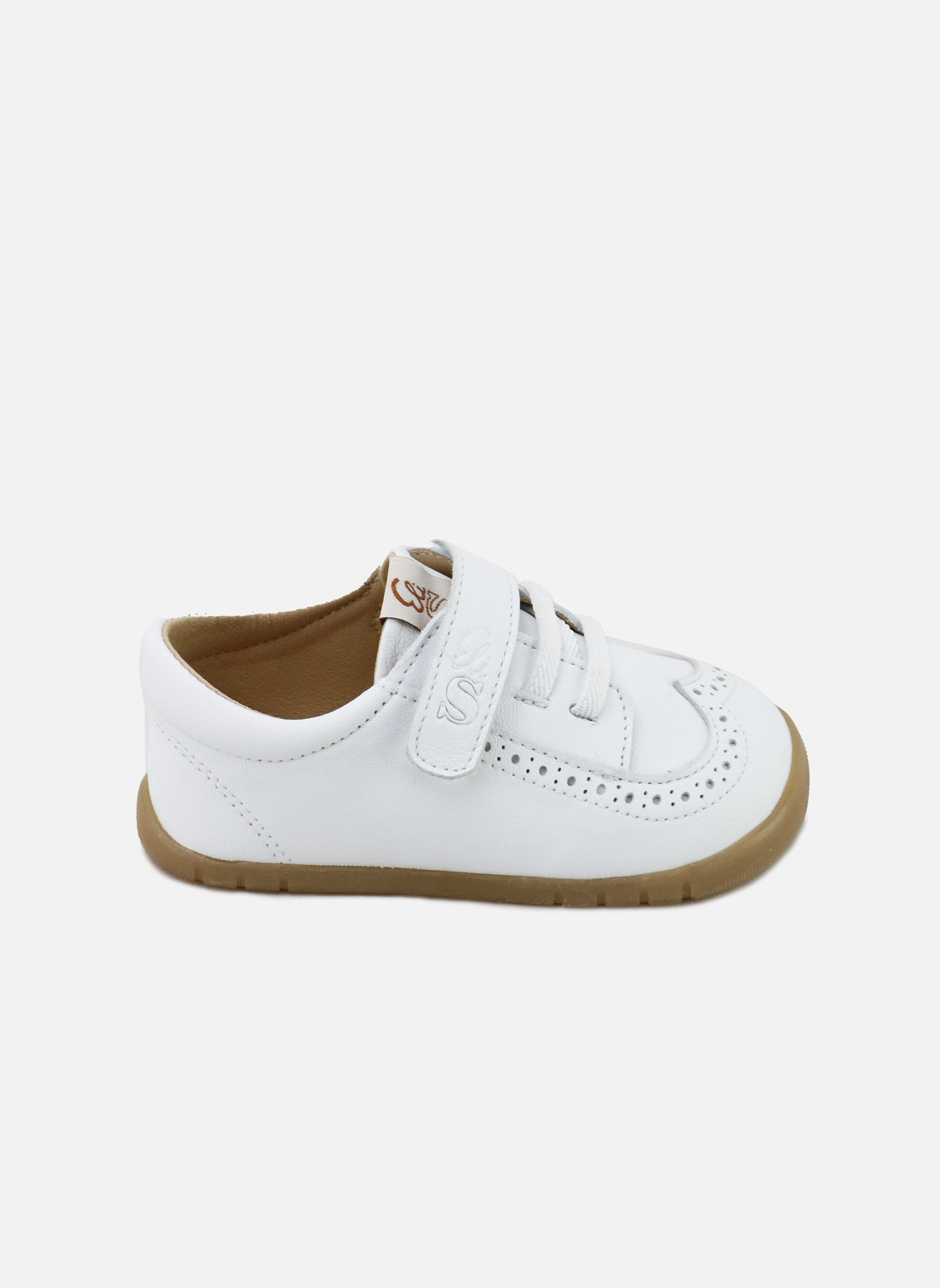 Baskets basses Baskets cuir 10201AM-NAPA-BLANCO Blanco garçon blanc Eli 1957 Baskets basses Baskets cuir 10201AM-NAPA-BLANCO Blanco garçon blanc Blanc