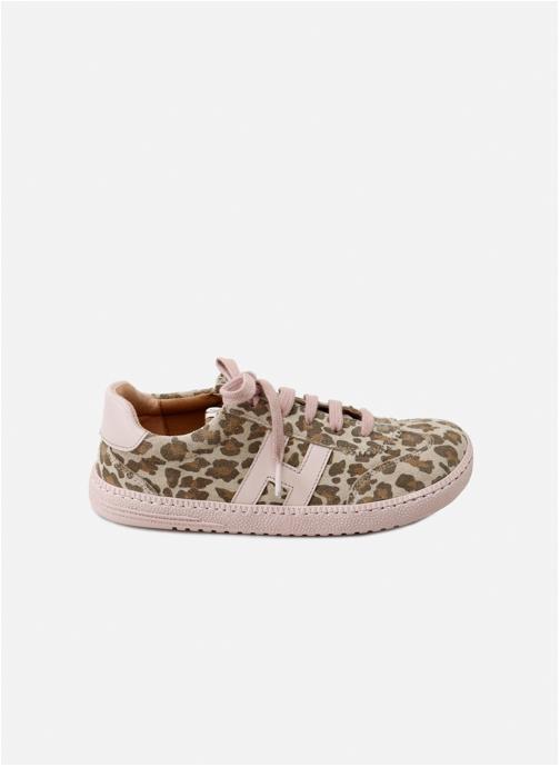 Eli 1957 Baskets basses 58012AM-VELOUR-MINI-LEO femme rose