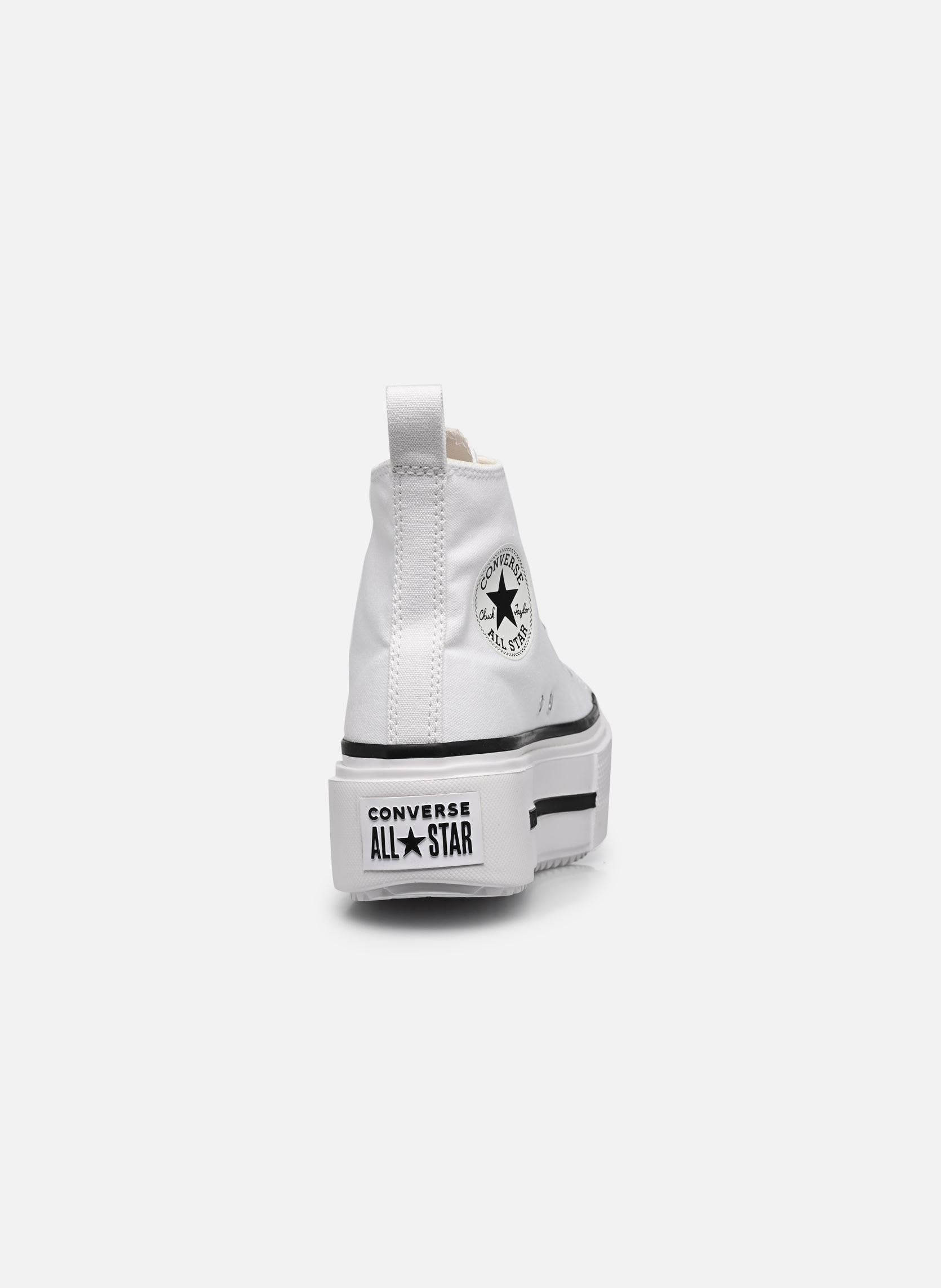 Baskets hautes Chuck Taylor All Star Lift Double Stack fille blanc Converse Baskets hautes Chuck Taylor All Star Lift Double Stack fille blanc White/black