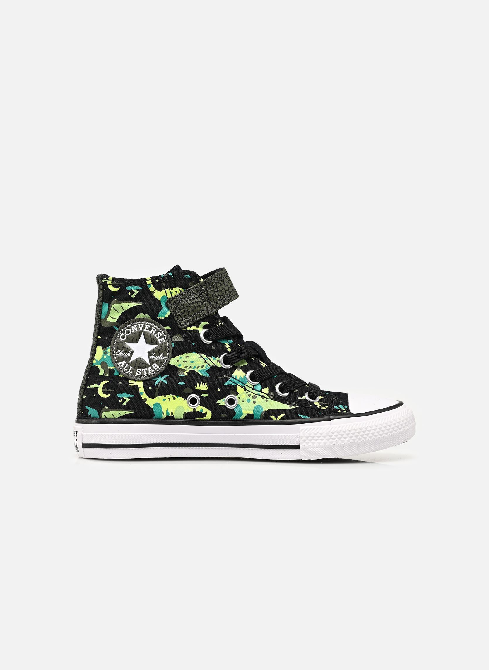 Baskets hautes Chuck Taylor All Star Easy-On Dinos Hi garçon multicolore Converse Baskets hautes Chuck Taylor All Star Easy-On Dinos Hi garçon multicolore Black/White/Neon Mantis