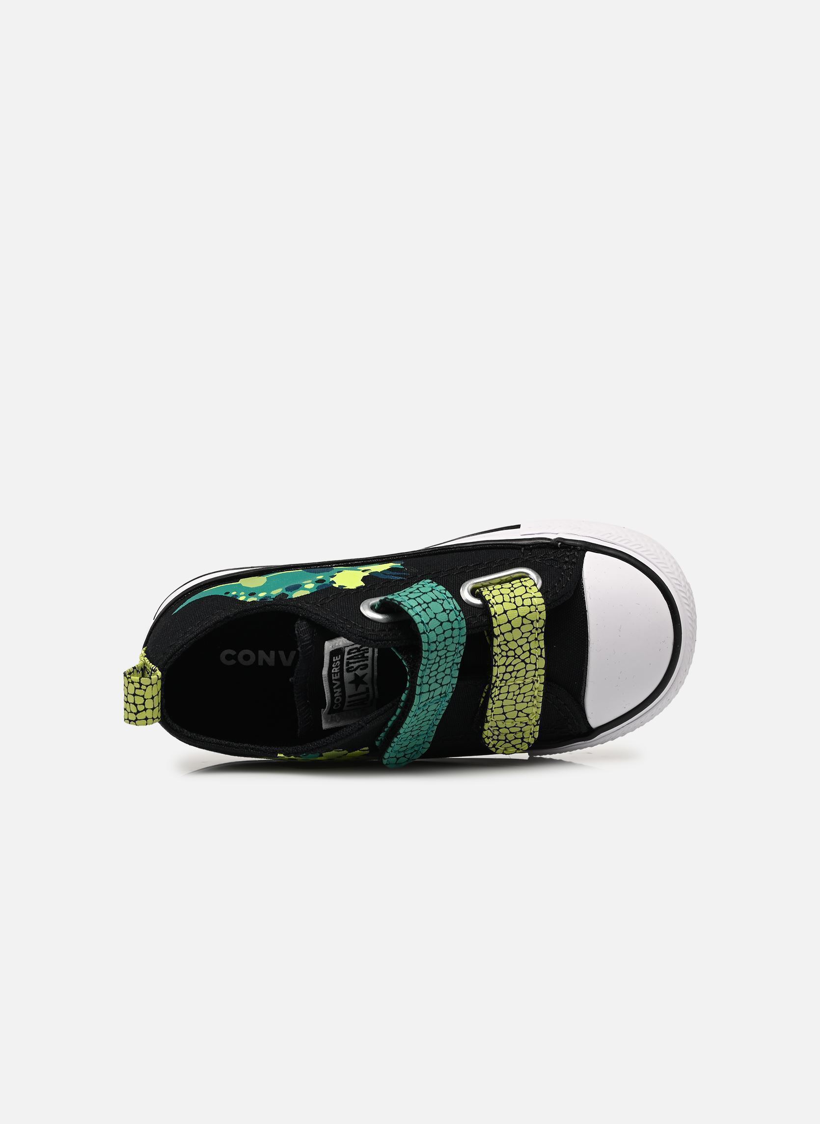 Baskets basses Chuck Taylor All Star Dinos Easy On Ox garçon multicolore Converse Baskets basses Chuck Taylor All Star Dinos Easy On Ox garçon multicolore Black/White/Neon Mantis