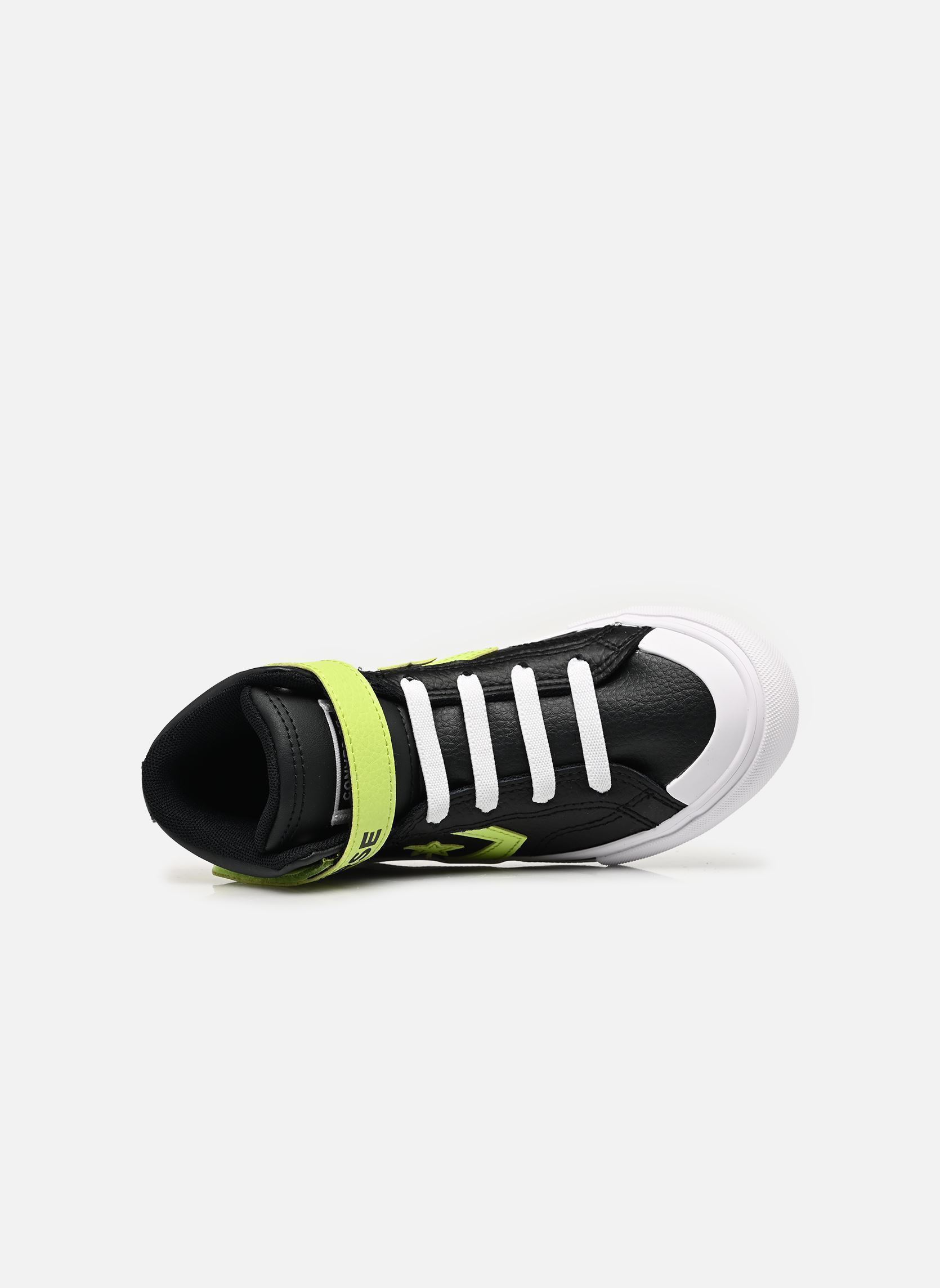 Sneakers Pro Blaze Strap Leather Hi jongens zwart Converse Sneakers Pro Blaze Strap Leather Hi jongens zwart BLACK/NEON MANTIS
