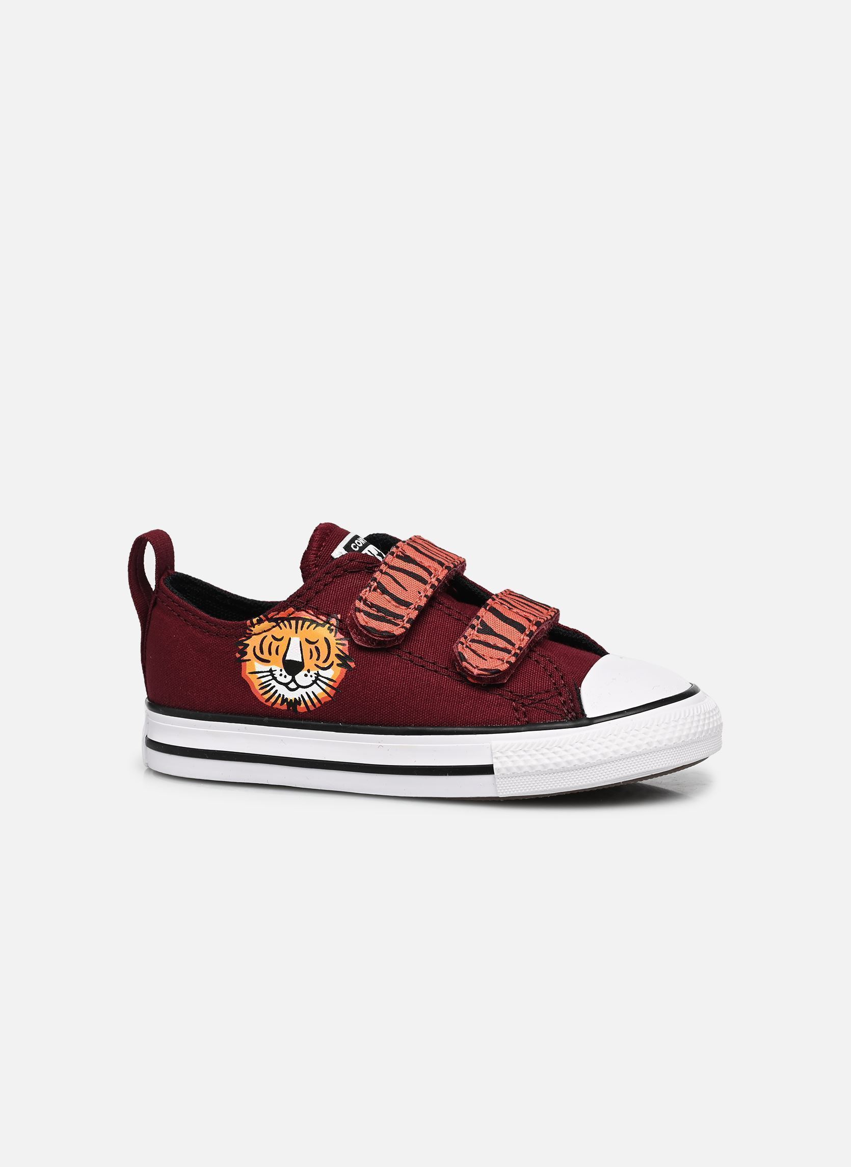 Baskets basses Chuck Taylor All Star Lions Easy On Ox garçon bordeaux Converse Baskets basses Chuck Taylor All Star Lions Easy On Ox garçon bordeaux DEEP BORDEAUX/GOLD PALM/WHITE