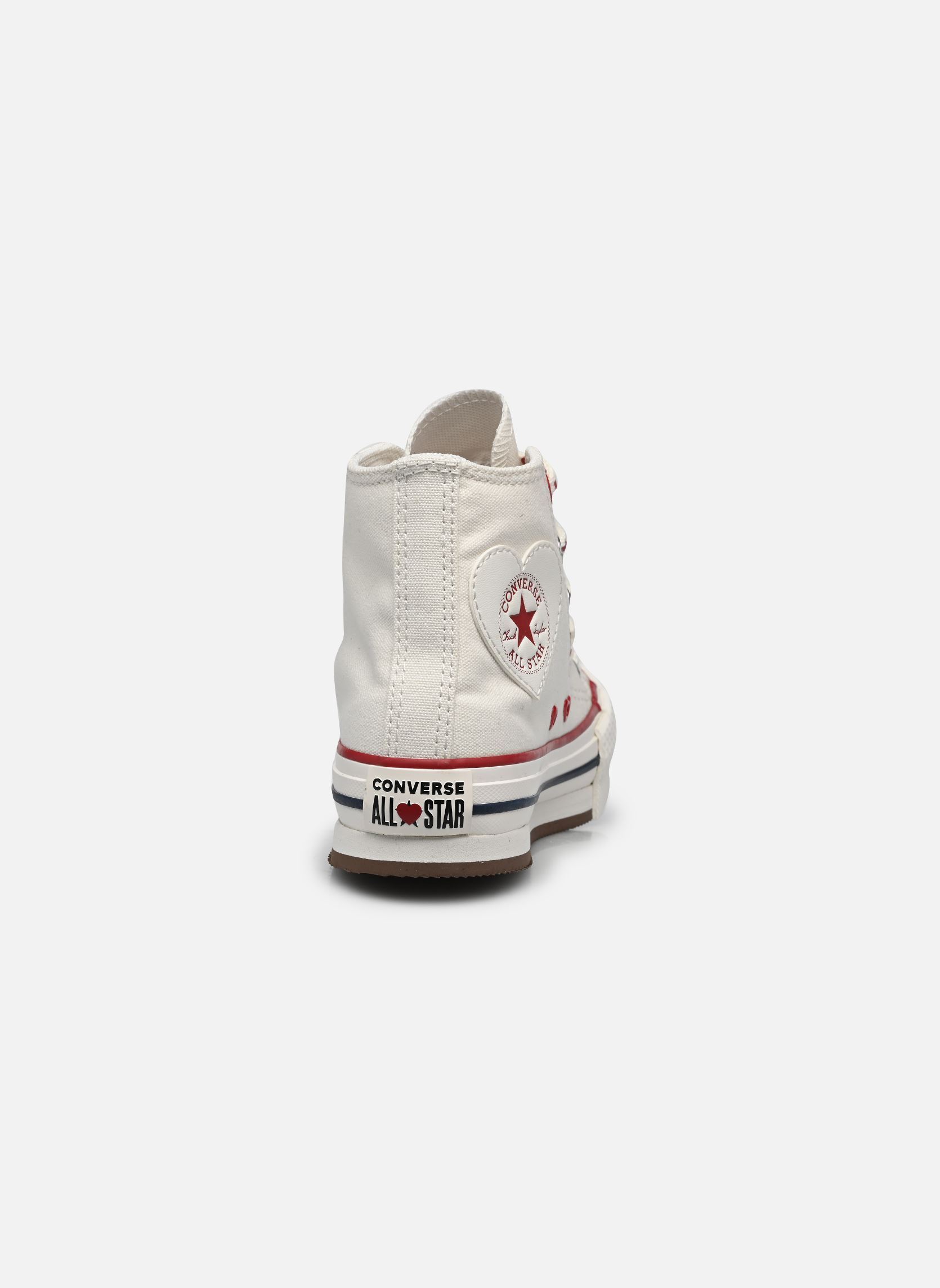 Baskets hautes Chuck Taylor All Star Lift Platform Hear fille blanc Converse Baskets hautes Chuck Taylor All Star Lift Platform Hear fille blanc VINTAGE WHITE