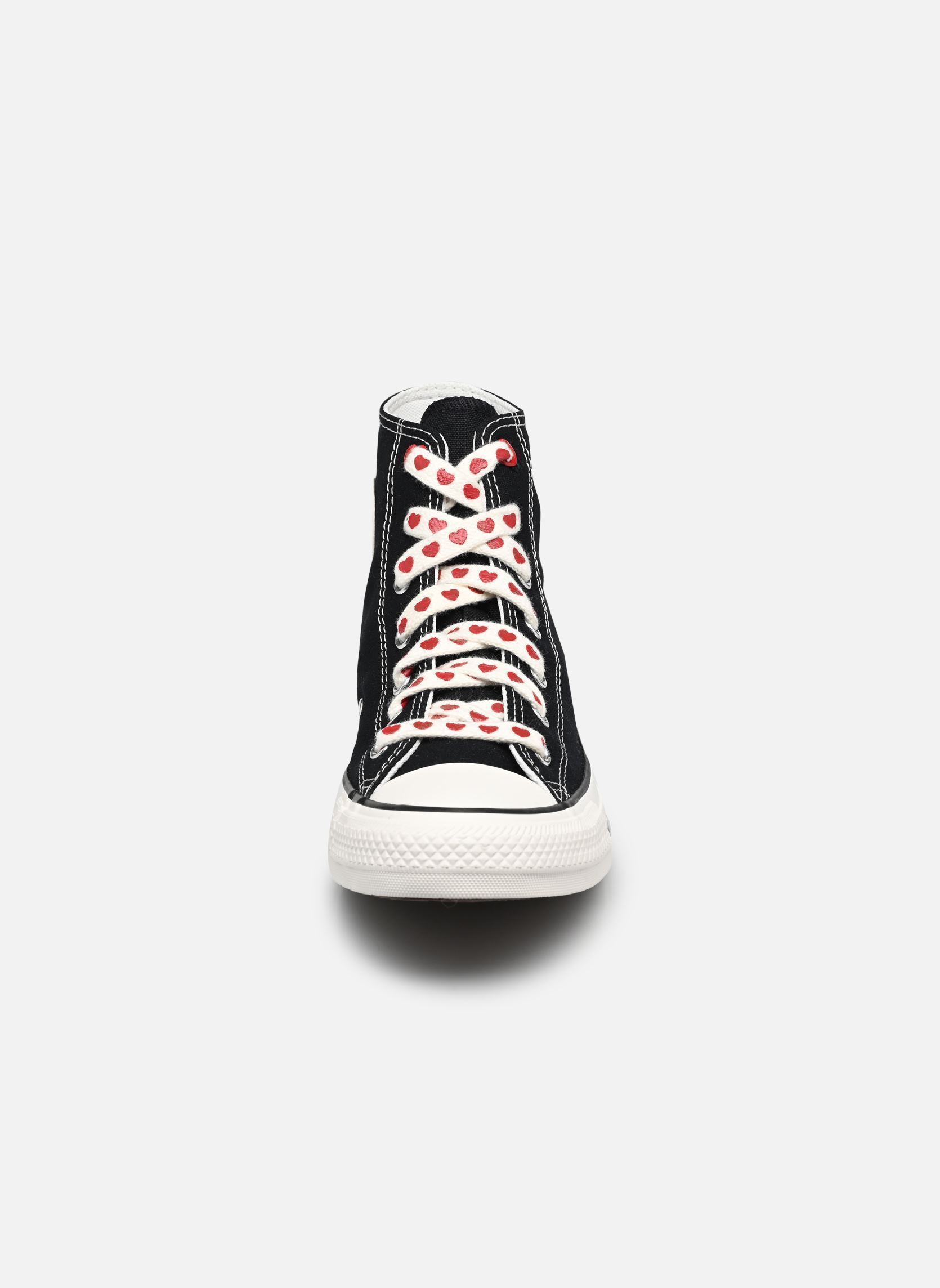 Knöchelhohe Sneaker Chuck Taylor All Star Hearts Hi J mädchen schwarz Converse Knöchelhohe Sneaker Chuck Taylor All Star Hearts Hi J mädchen schwarz Black/Vintage White/Days Ahead