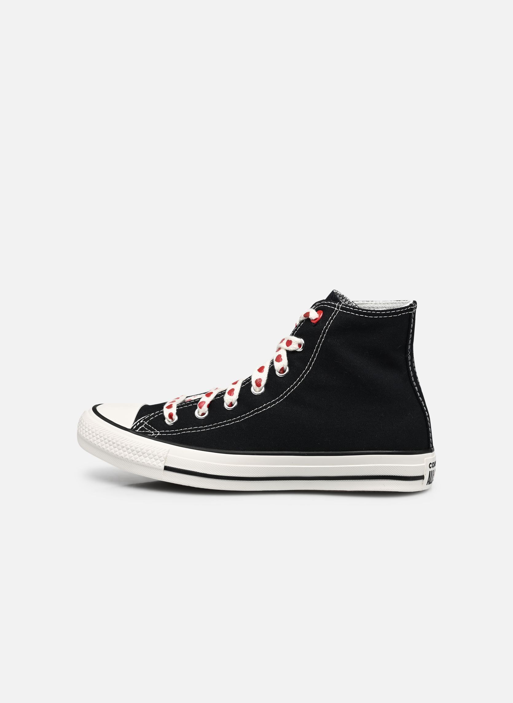 Knöchelhohe Sneaker Chuck Taylor All Star Hearts Hi J mädchen schwarz Converse Knöchelhohe Sneaker Chuck Taylor All Star Hearts Hi J mädchen schwarz Black/Vintage White/Days Ahead