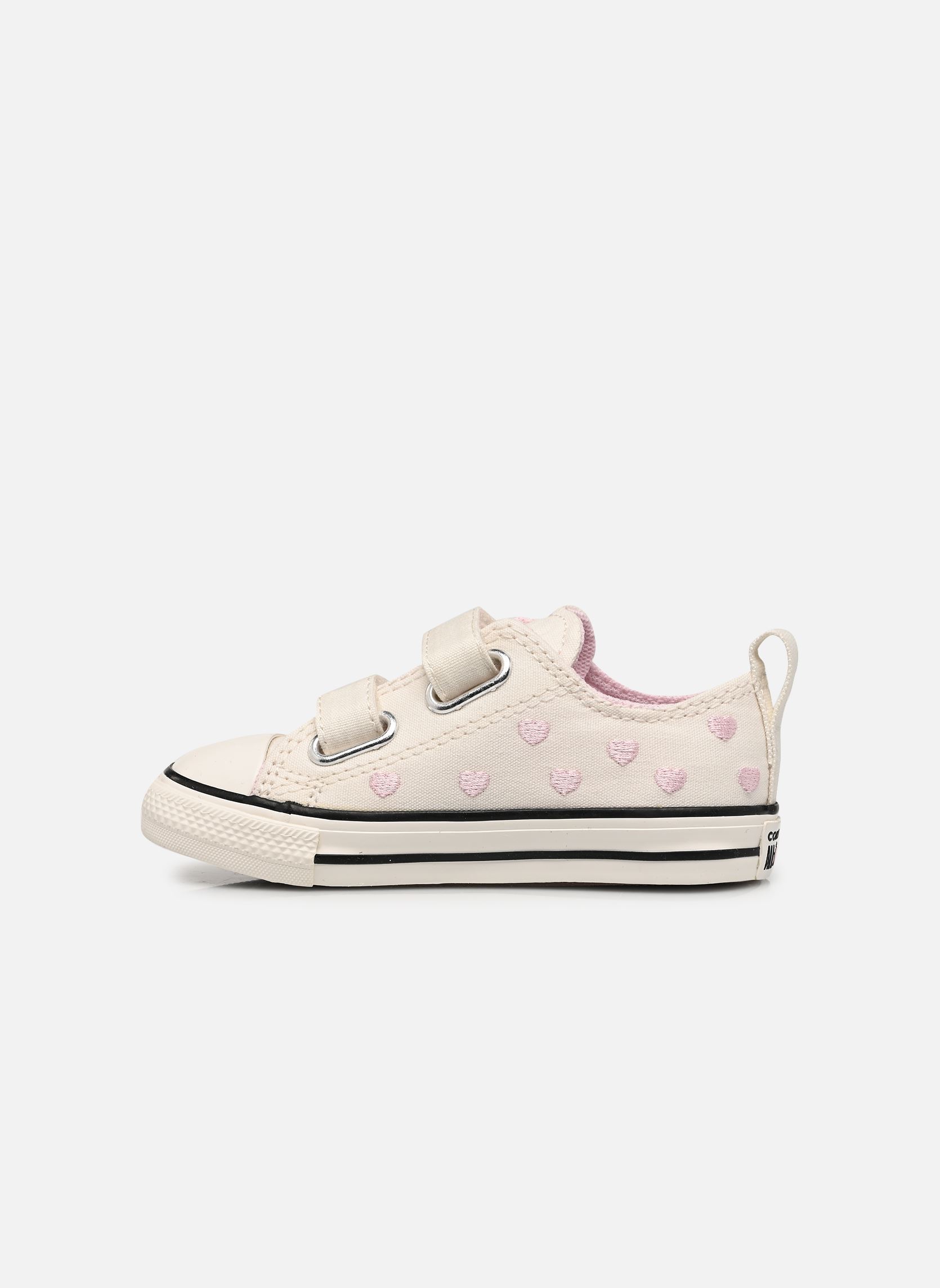 Baskets basses Chuck Taylor All Star Easy-On Ox fille blanc Converse Baskets basses Chuck Taylor All Star Easy-On Ox fille blanc VINTAGE WHITE/NEW FOUND BLOOM