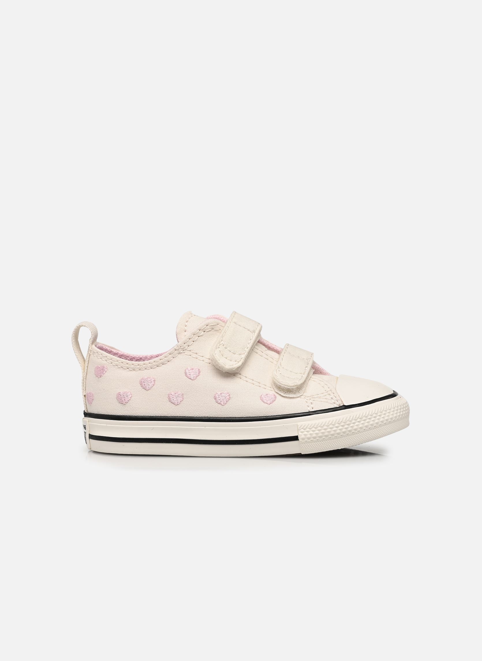 Baskets basses Chuck Taylor All Star Easy-On Ox fille blanc Converse Baskets basses Chuck Taylor All Star Easy-On Ox fille blanc VINTAGE WHITE/NEW FOUND BLOOM