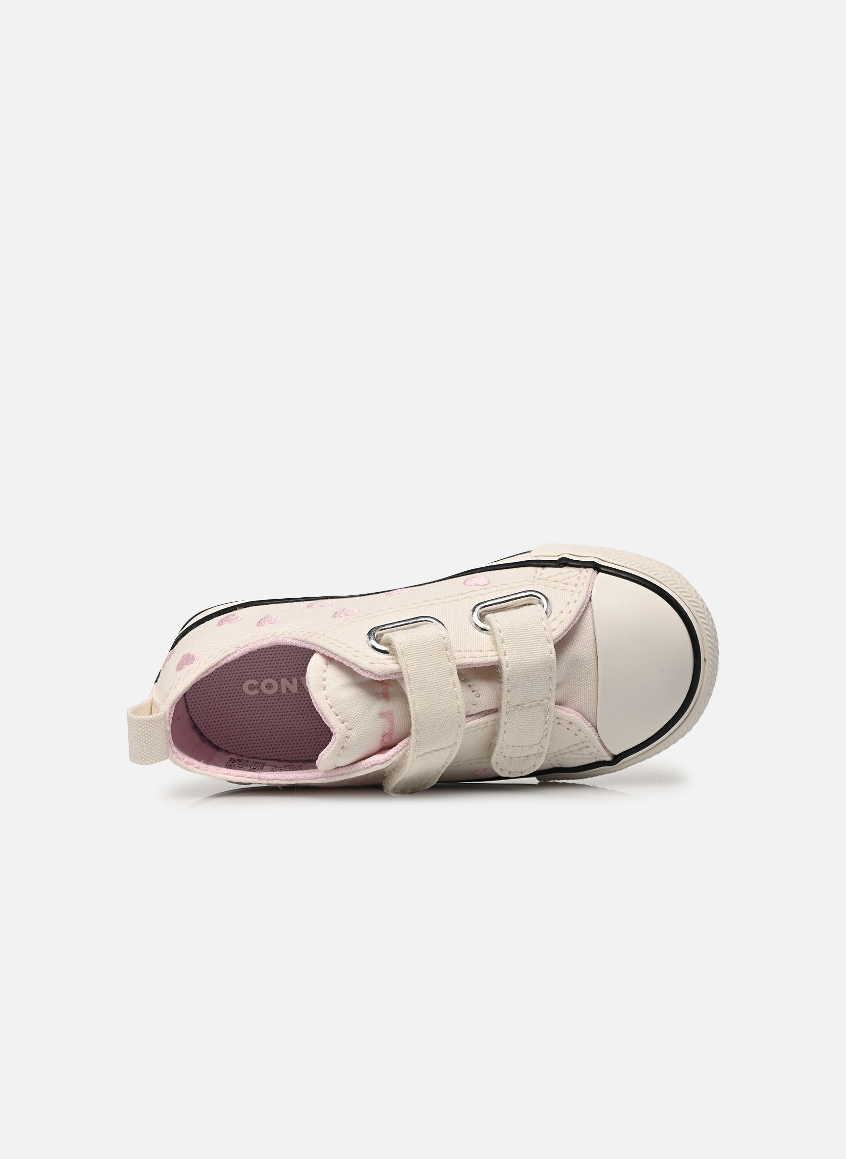 Baskets basses Chuck Taylor All Star Easy-On Ox fille blanc Converse Baskets basses Chuck Taylor All Star Easy-On Ox fille blanc VINTAGE WHITE/NEW FOUND BLOOM