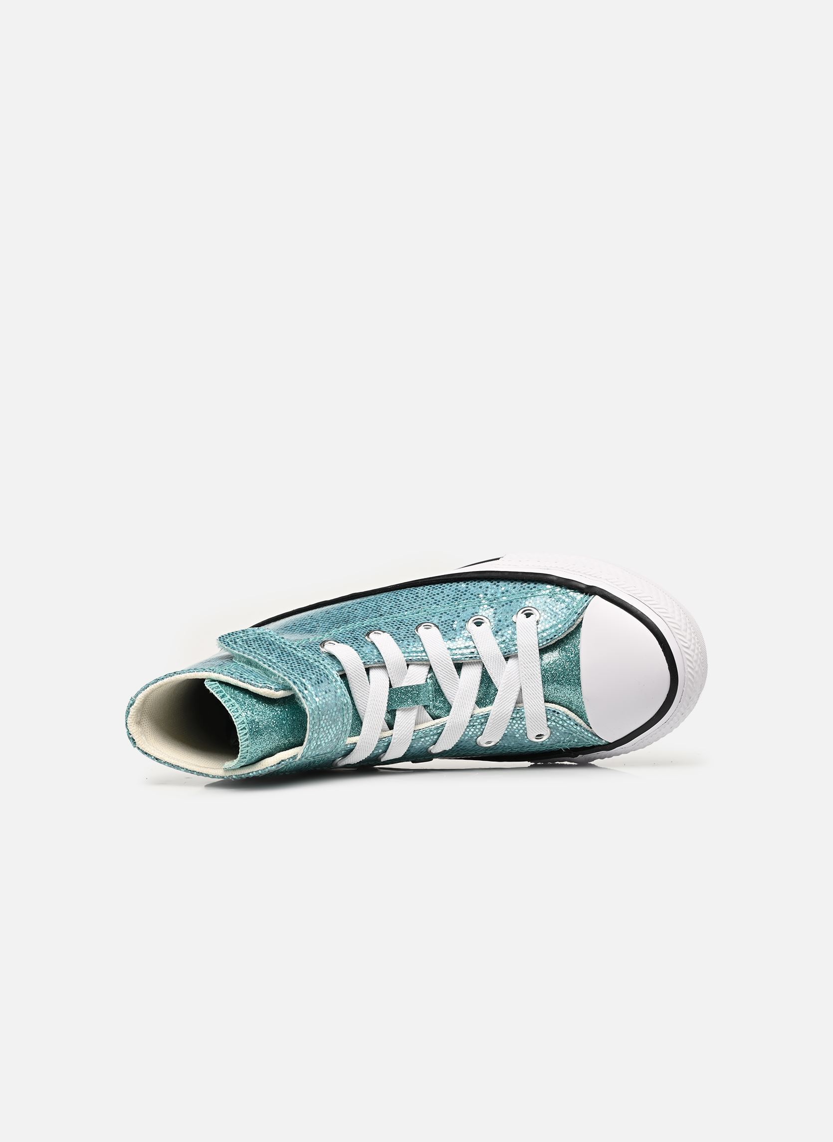 Baskets Chuck Taylor All Star Easy-On Shimmer Hi fille bleu Converse Baskets Chuck Taylor All Star Easy-On Shimmer Hi fille bleu Aqua Mirage/White/Black