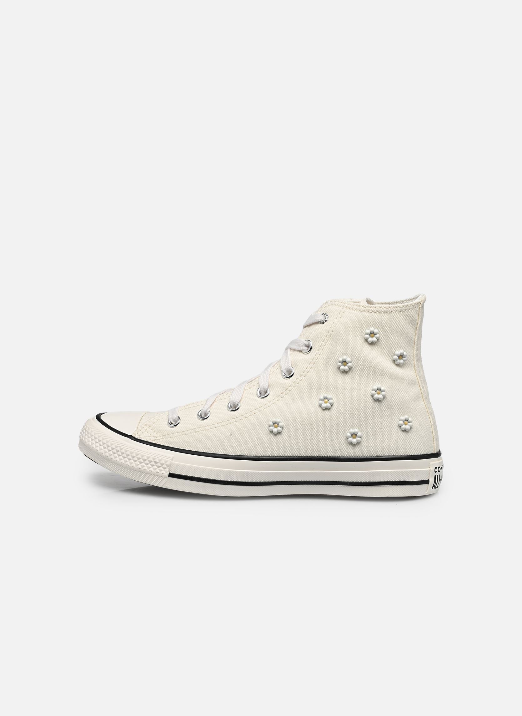 Baskets hautes Chuck Taylor All Star Beaded Hi fille beige Converse Baskets hautes Chuck Taylor All Star Beaded Hi fille beige EGRET/VINTAGE WHITE/BLACK