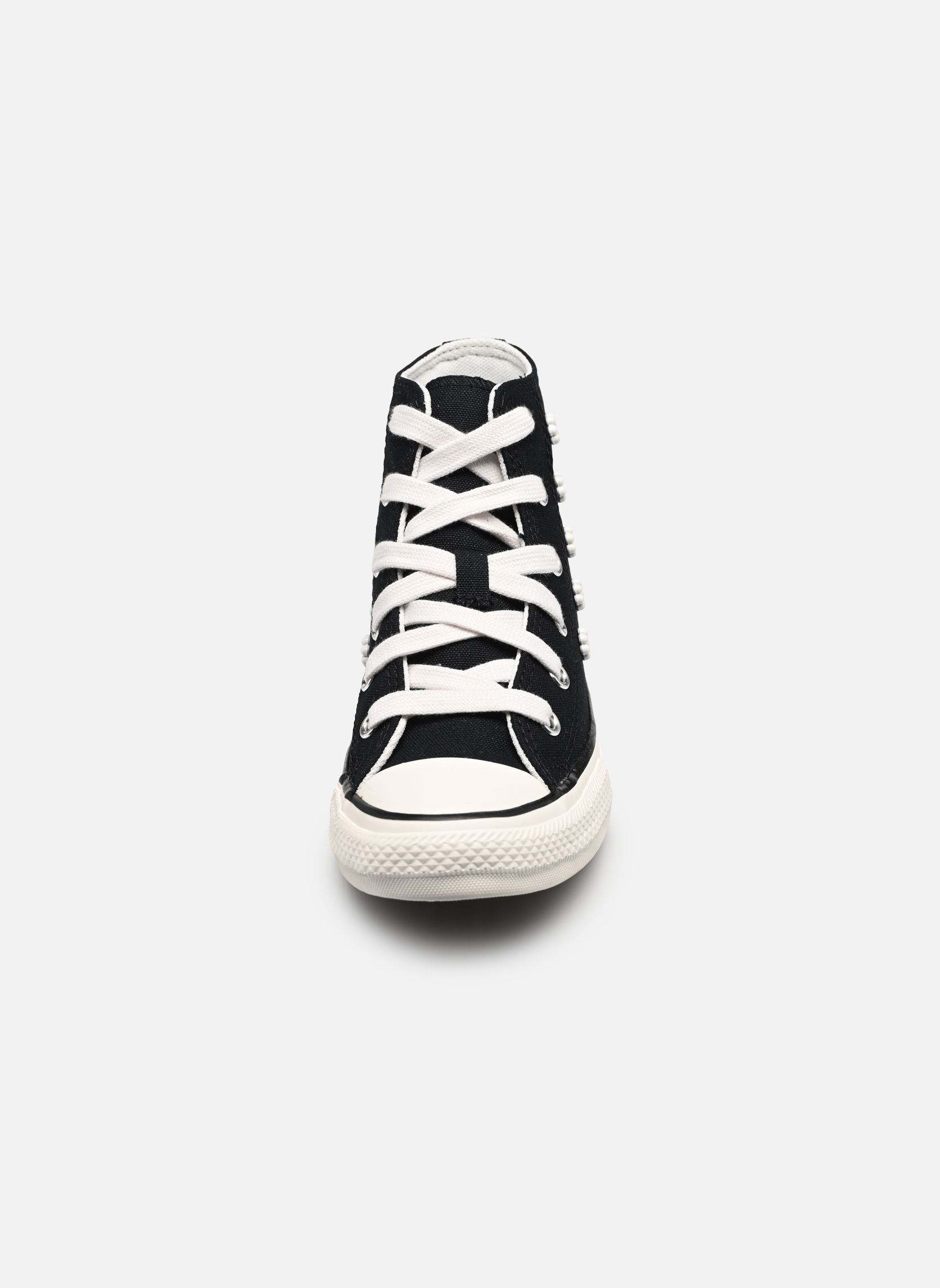Knöchelhohe Sneaker Chuck Taylor All Star Beaded Hi mädchen schwarz Converse Knöchelhohe Sneaker Chuck Taylor All Star Beaded Hi mädchen schwarz BLACK/VINTAGE WHITE/BLACK