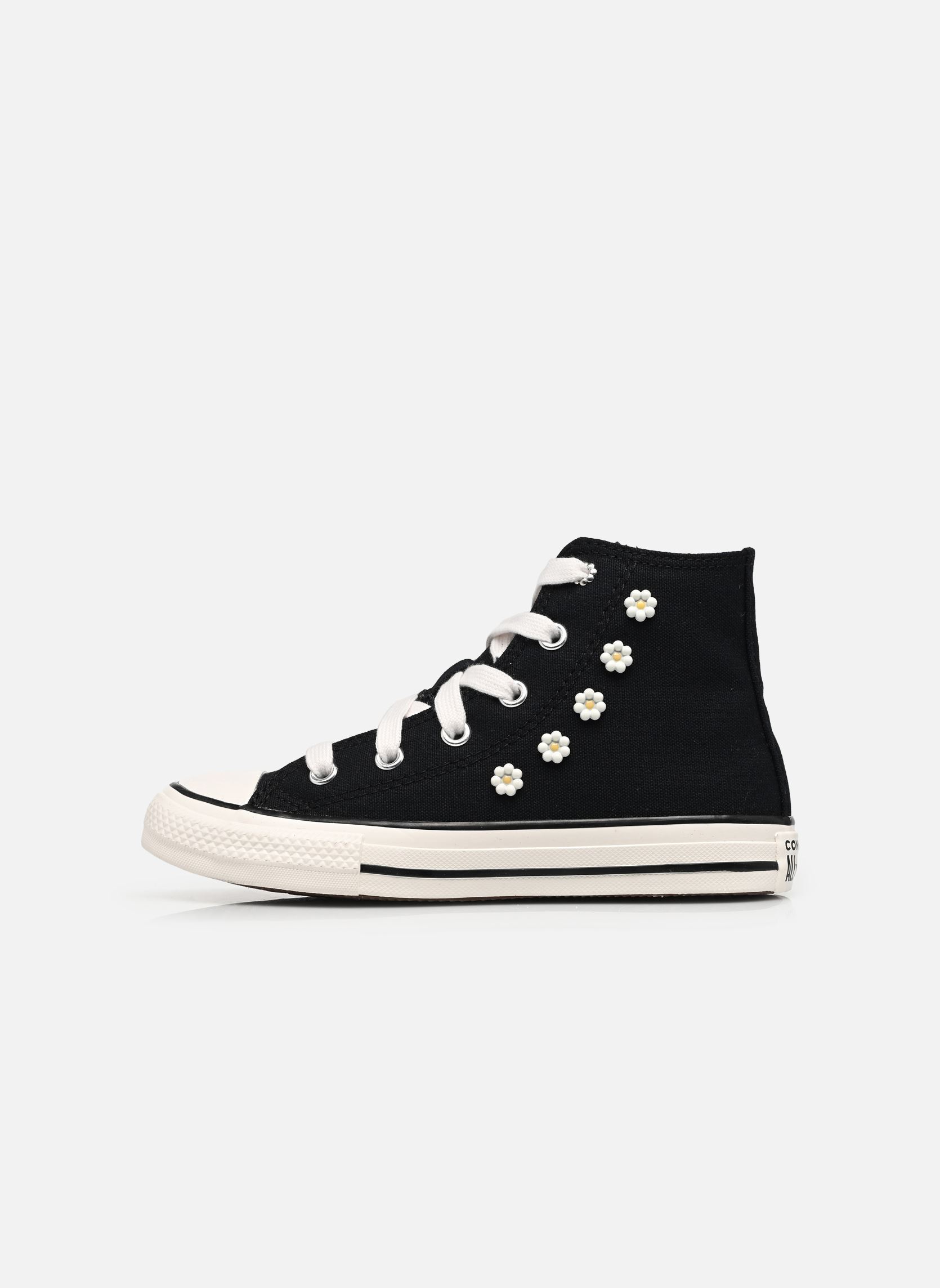 Knöchelhohe Sneaker Chuck Taylor All Star Beaded Hi mädchen schwarz Converse Knöchelhohe Sneaker Chuck Taylor All Star Beaded Hi mädchen schwarz BLACK/VINTAGE WHITE/BLACK