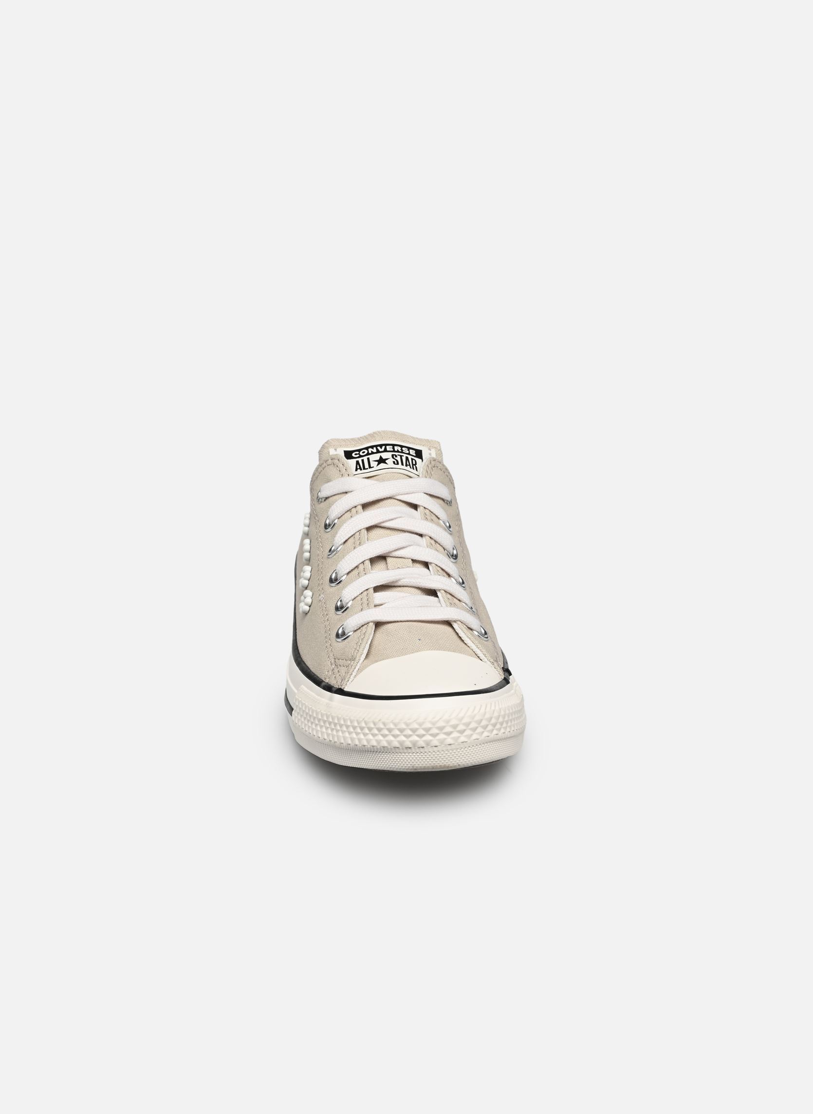 Baskets basses Chuck Taylor All Star Beaded Flowers Ox fille gris Converse Baskets basses Chuck Taylor All Star Beaded Flowers Ox fille gris Sage Smoke/Vintage White/Black