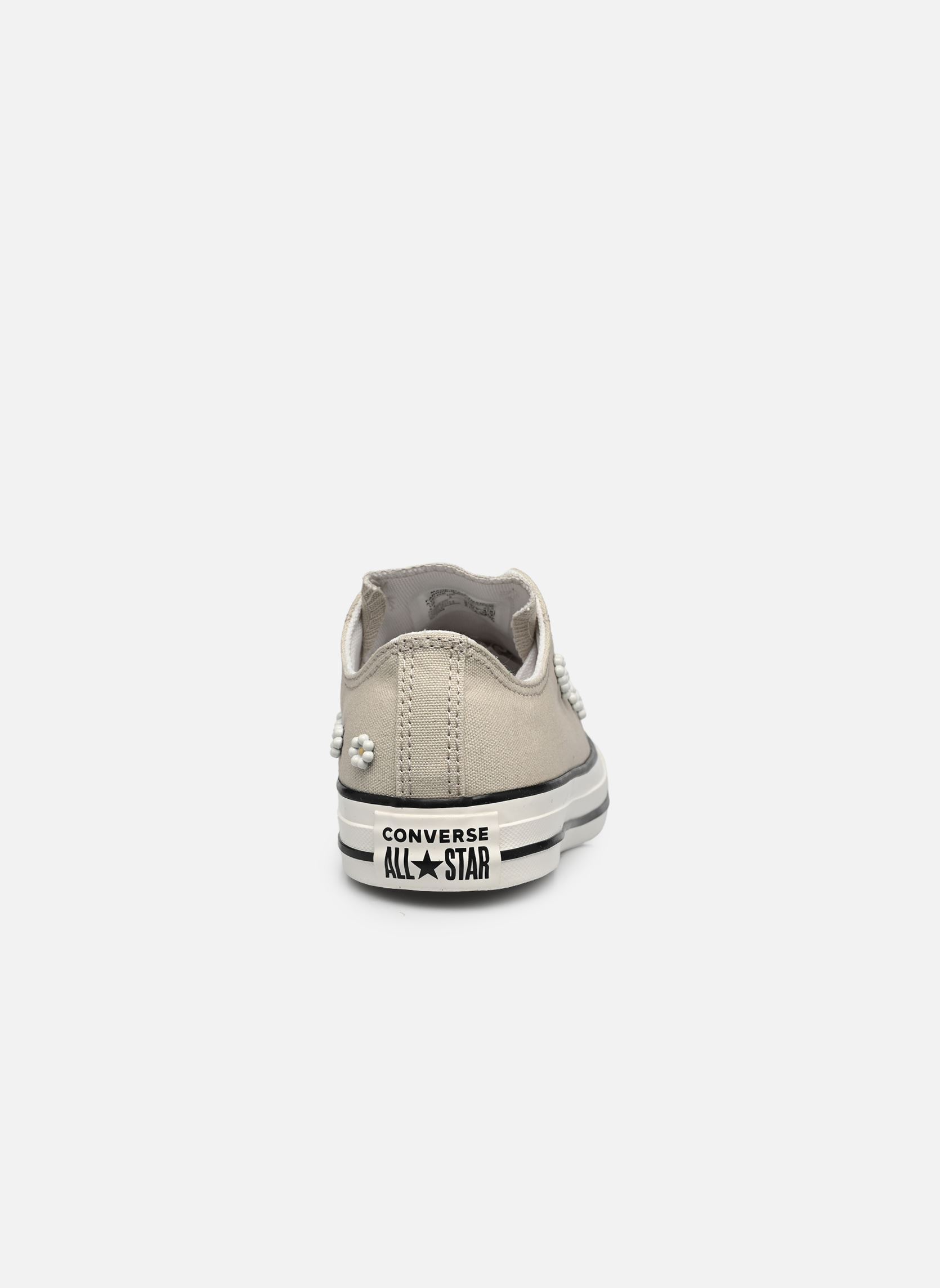 Baskets basses Chuck Taylor All Star Beaded Flowers Ox fille gris Converse Baskets basses Chuck Taylor All Star Beaded Flowers Ox fille gris Sage Smoke/Vintage White/Black