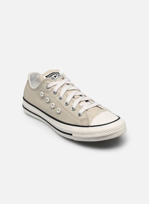 Converse Niedrige Sneaker Chuck Taylor All Star Beaded Flowers Ox mädchen grau