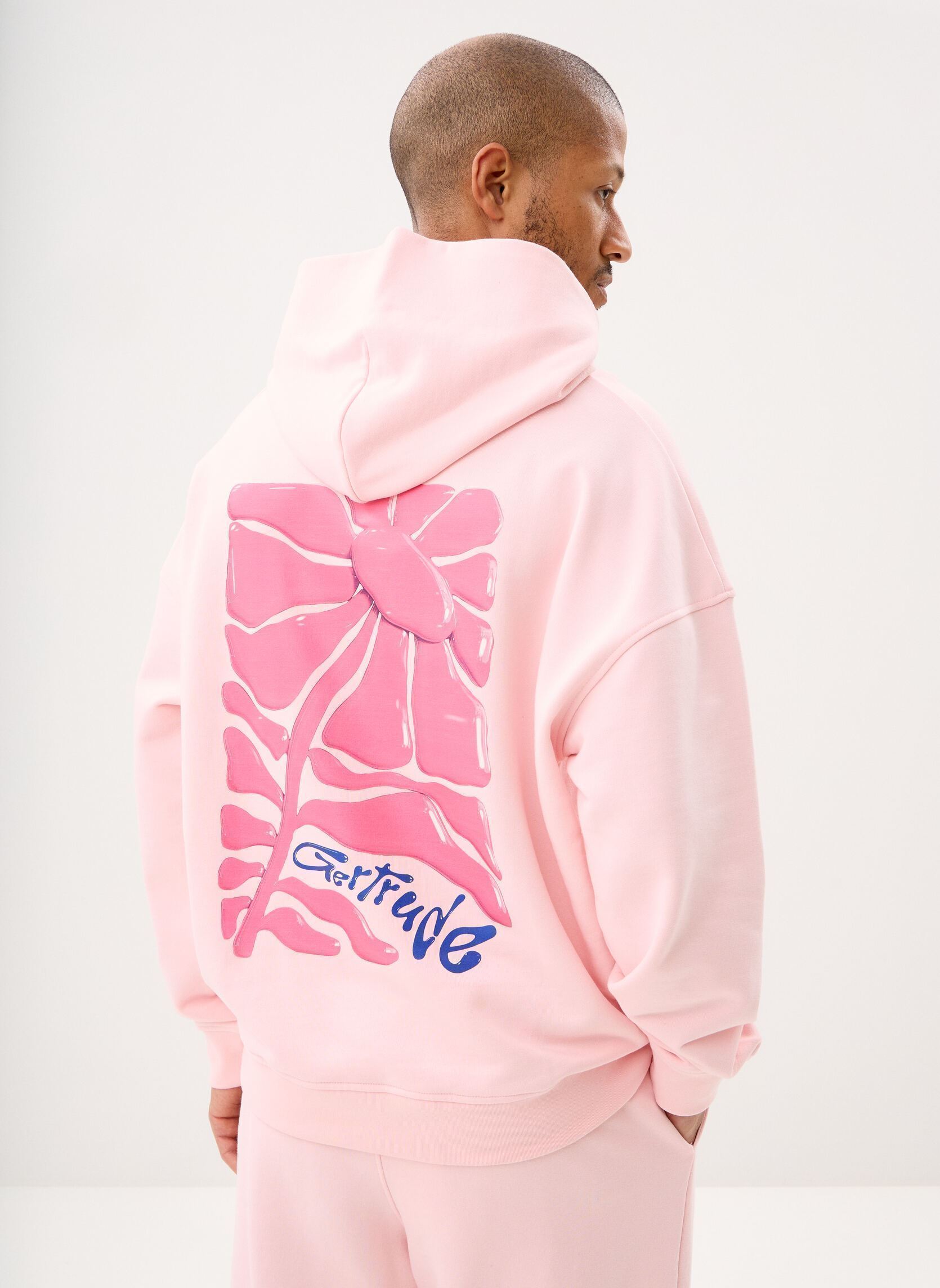 Sweats à capuche Antoine Daisy Sweat Capuche homme rose Gertrude Sweats à capuche Antoine Daisy Sweat Capuche homme rose Blush