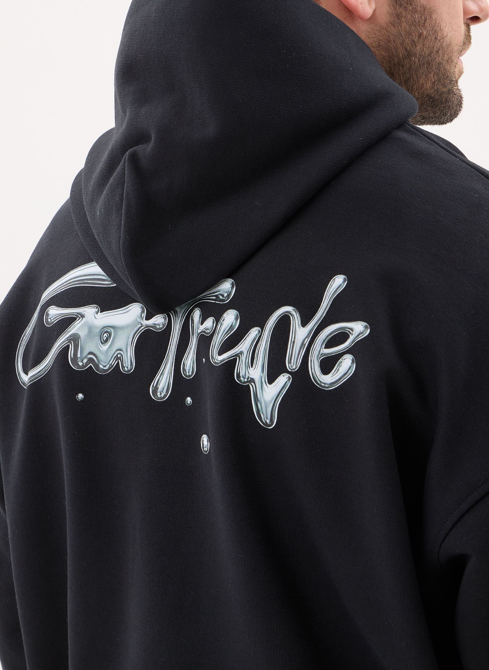 Kapuzenpullover Antoine Metallic Sweat Capuche herren schwarz Gertrude Kapuzenpullover Antoine Metallic Sweat Capuche herren schwarz Black