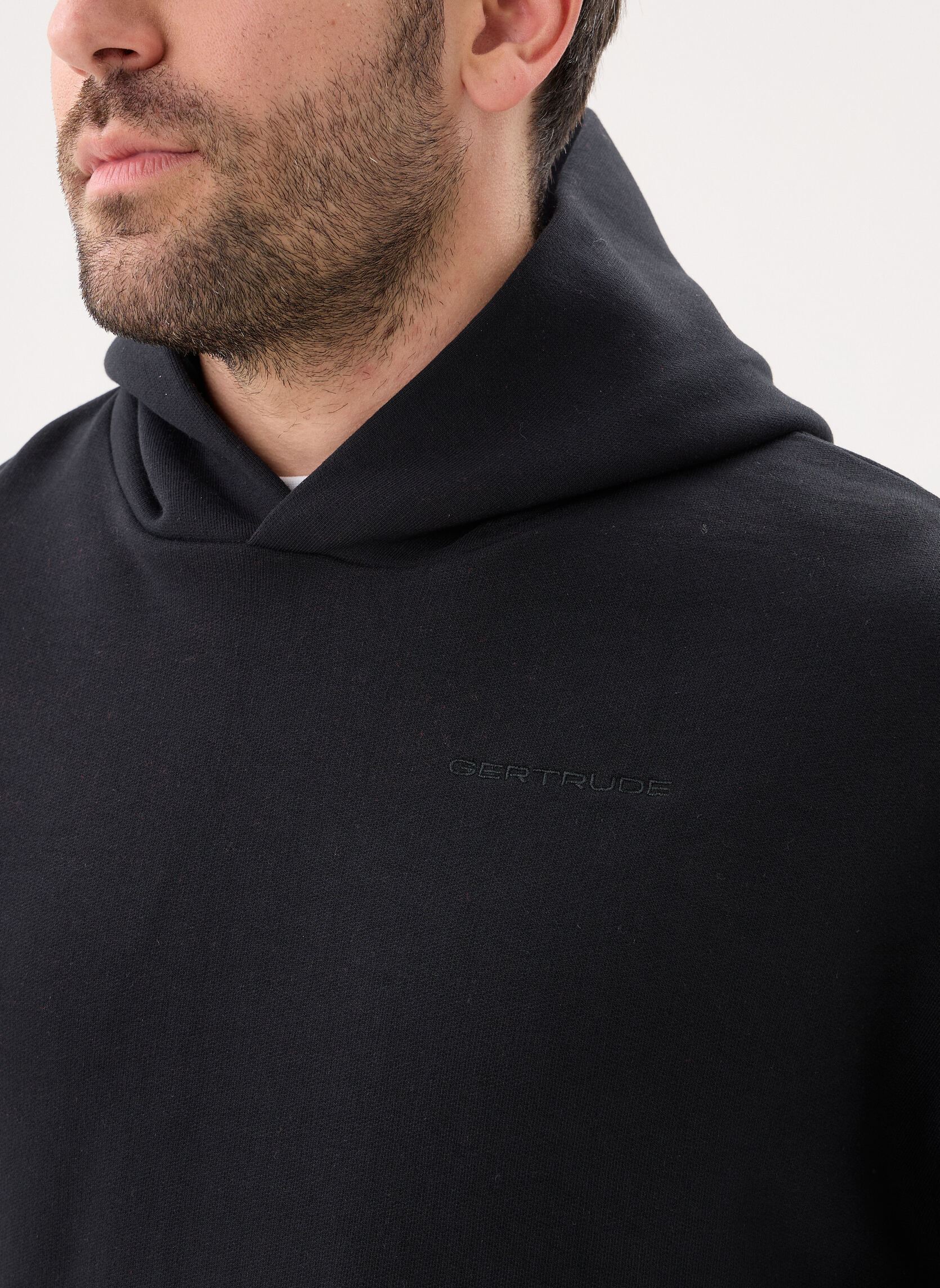 Kapuzenpullover Antoine Metallic Sweat Capuche herren schwarz Gertrude Kapuzenpullover Antoine Metallic Sweat Capuche herren schwarz Black