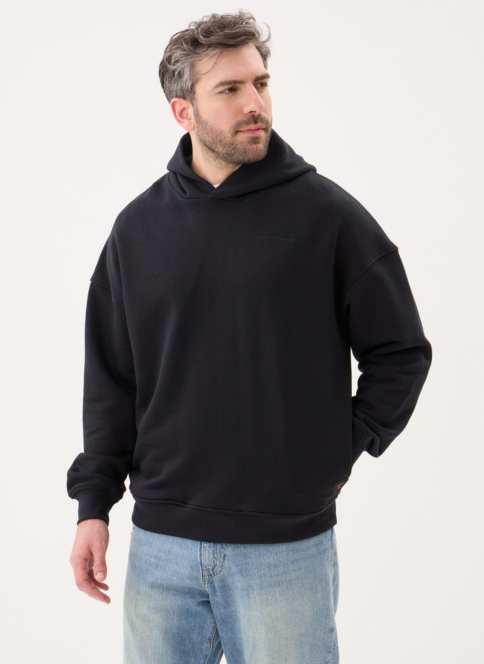 Kapuzenpullover Antoine Metallic Sweat Capuche herren schwarz Gertrude Kapuzenpullover Antoine Metallic Sweat Capuche herren schwarz Black