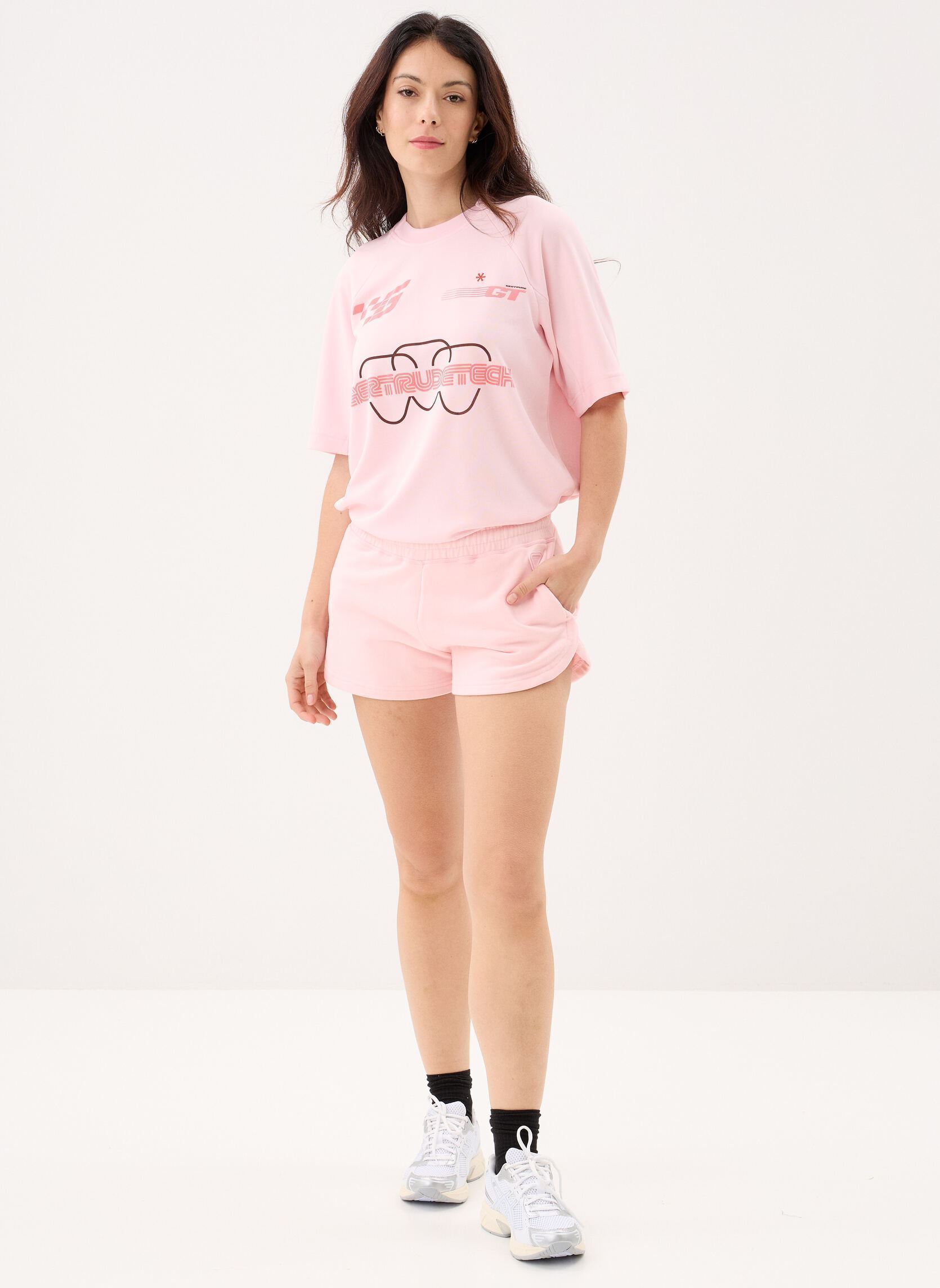 T-shirts Baris Tee-Shirt dames roze Gertrude T-shirts Baris Tee-Shirt dames roze Blush