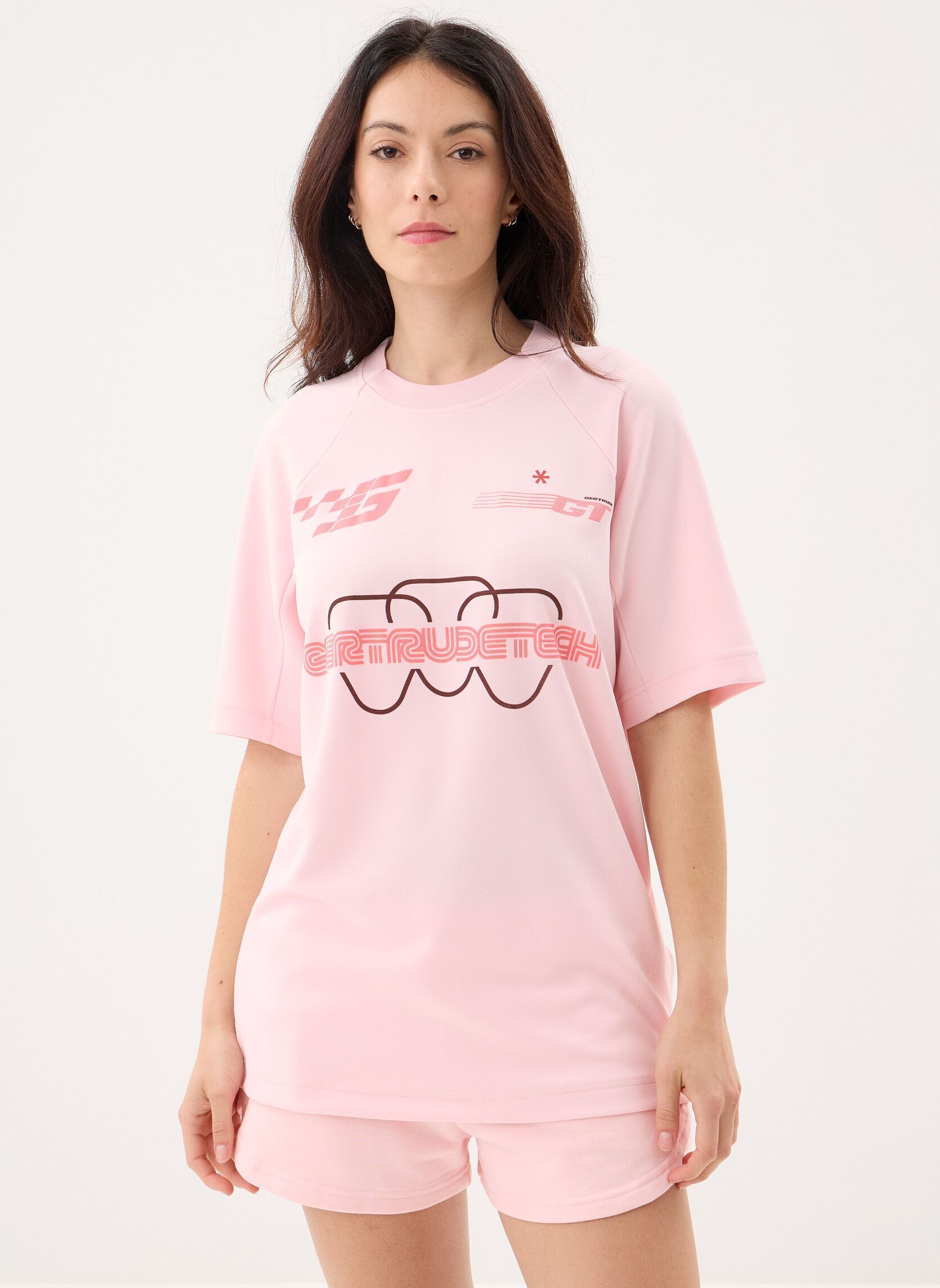 T-shirts Baris Tee-Shirt dames roze Gertrude T-shirts Baris Tee-Shirt dames roze Blush
