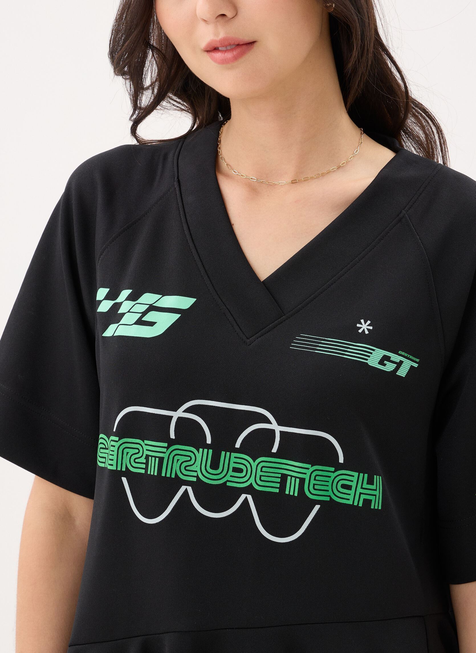 Robes Blair Sport Tee-Shirt femme noir Gertrude Robes Blair Sport Tee-Shirt femme noir Black