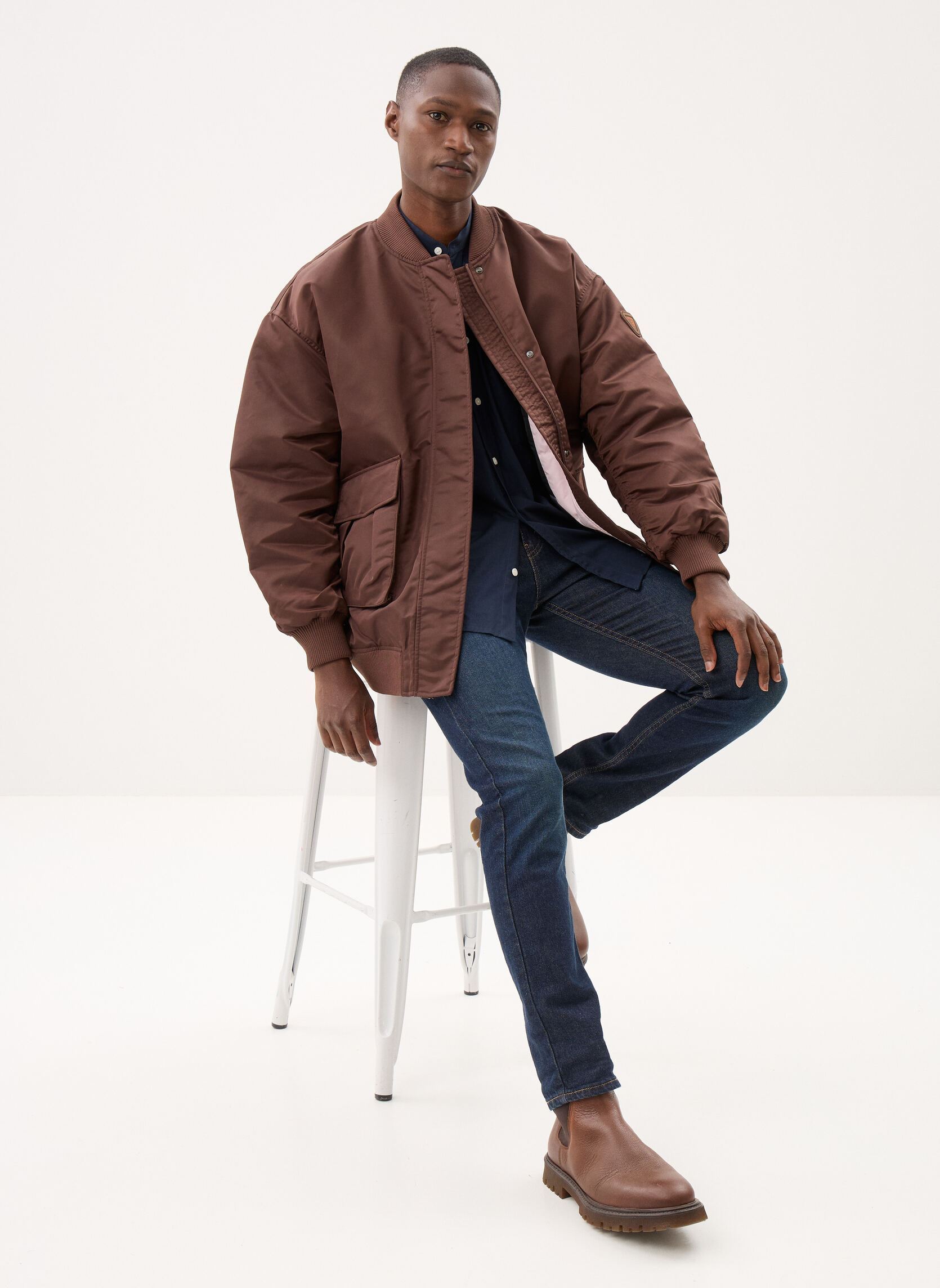 Blousons Brunelle Jacket homme marron Gertrude Blousons Brunelle Jacket homme marron CHOCOLAT