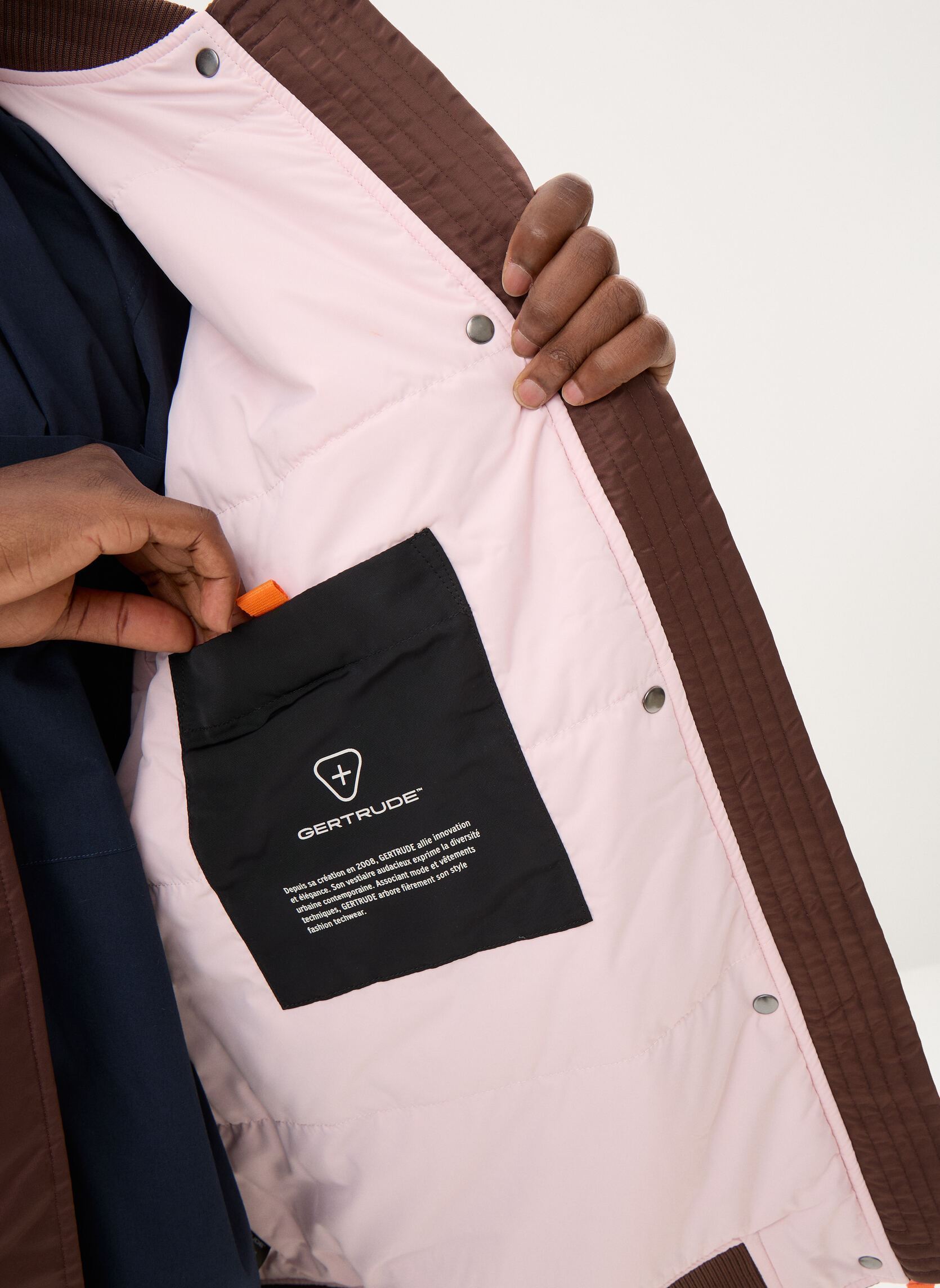 Blousons Brunelle Jacket homme marron Gertrude Blousons Brunelle Jacket homme marron CHOCOLAT