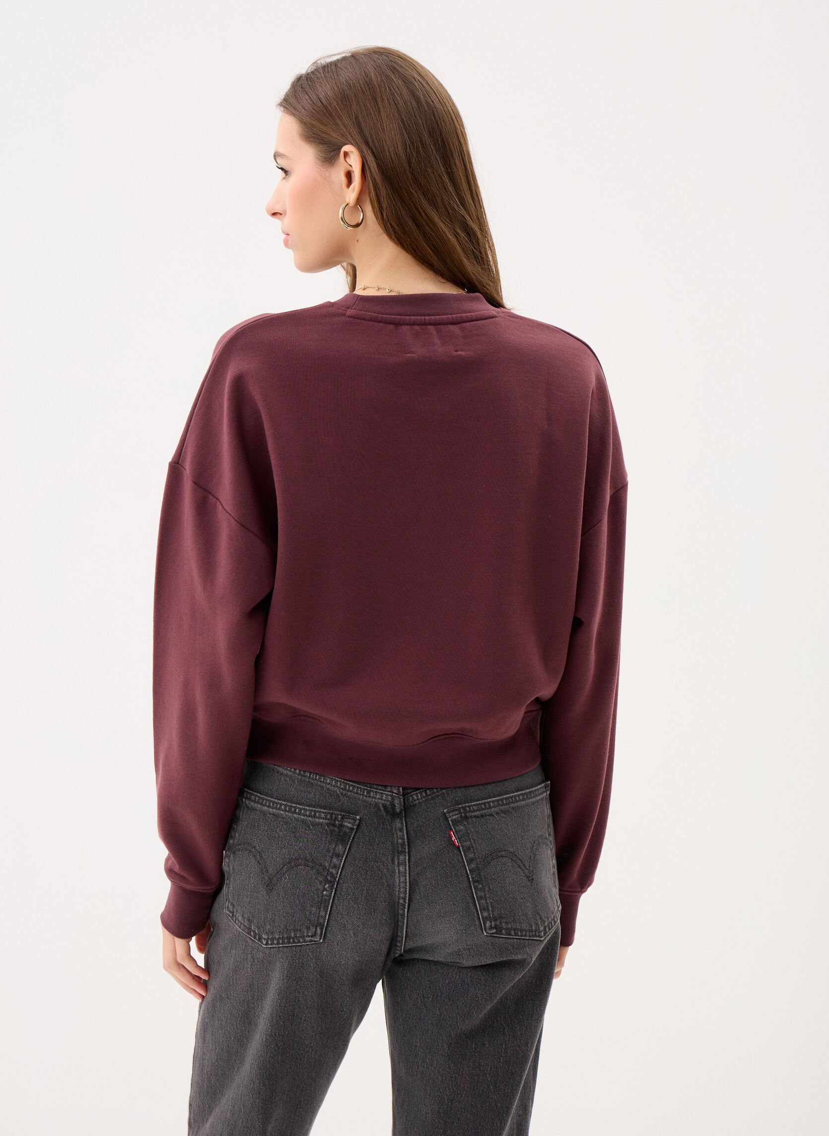 Sweater Cath Sweat dames bordeaux Gertrude Sweater Cath Sweat dames bordeaux Bordeaux