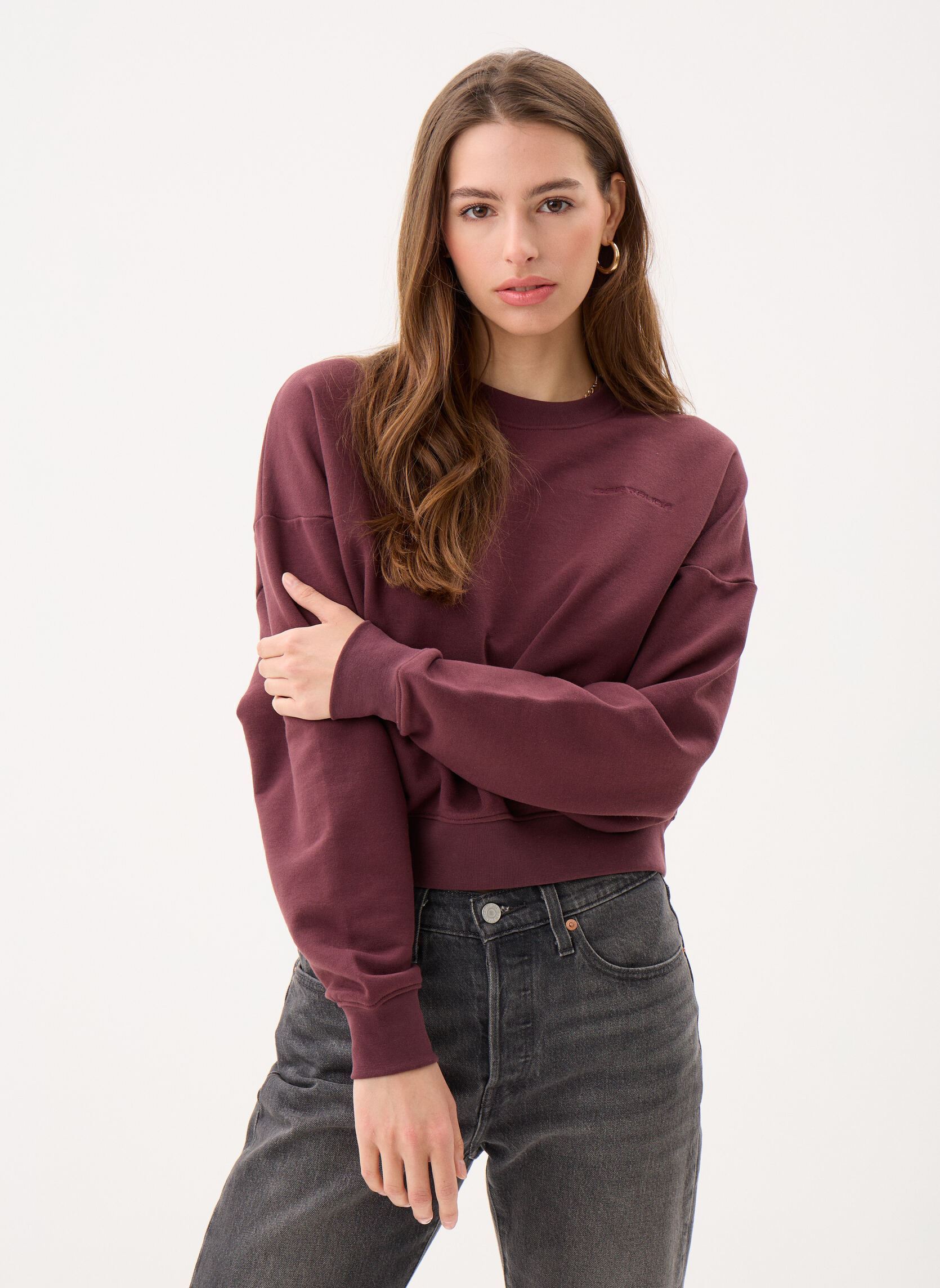 Sweater Cath Sweat dames bordeaux Gertrude Sweater Cath Sweat dames bordeaux Bordeaux