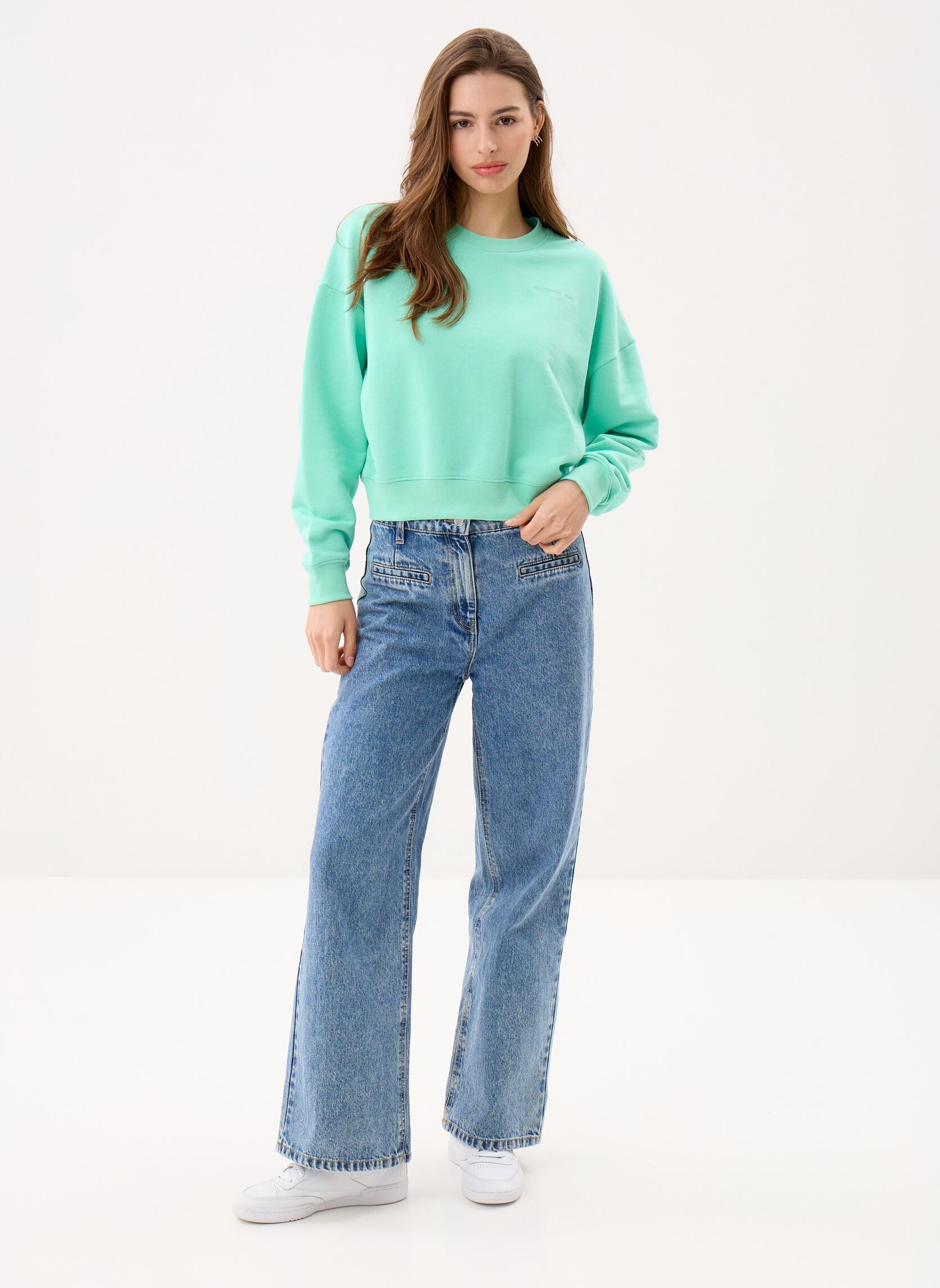 Sweatshirts Cath Sweat femme vert Gertrude Sweatshirts Cath Sweat femme vert Menthe